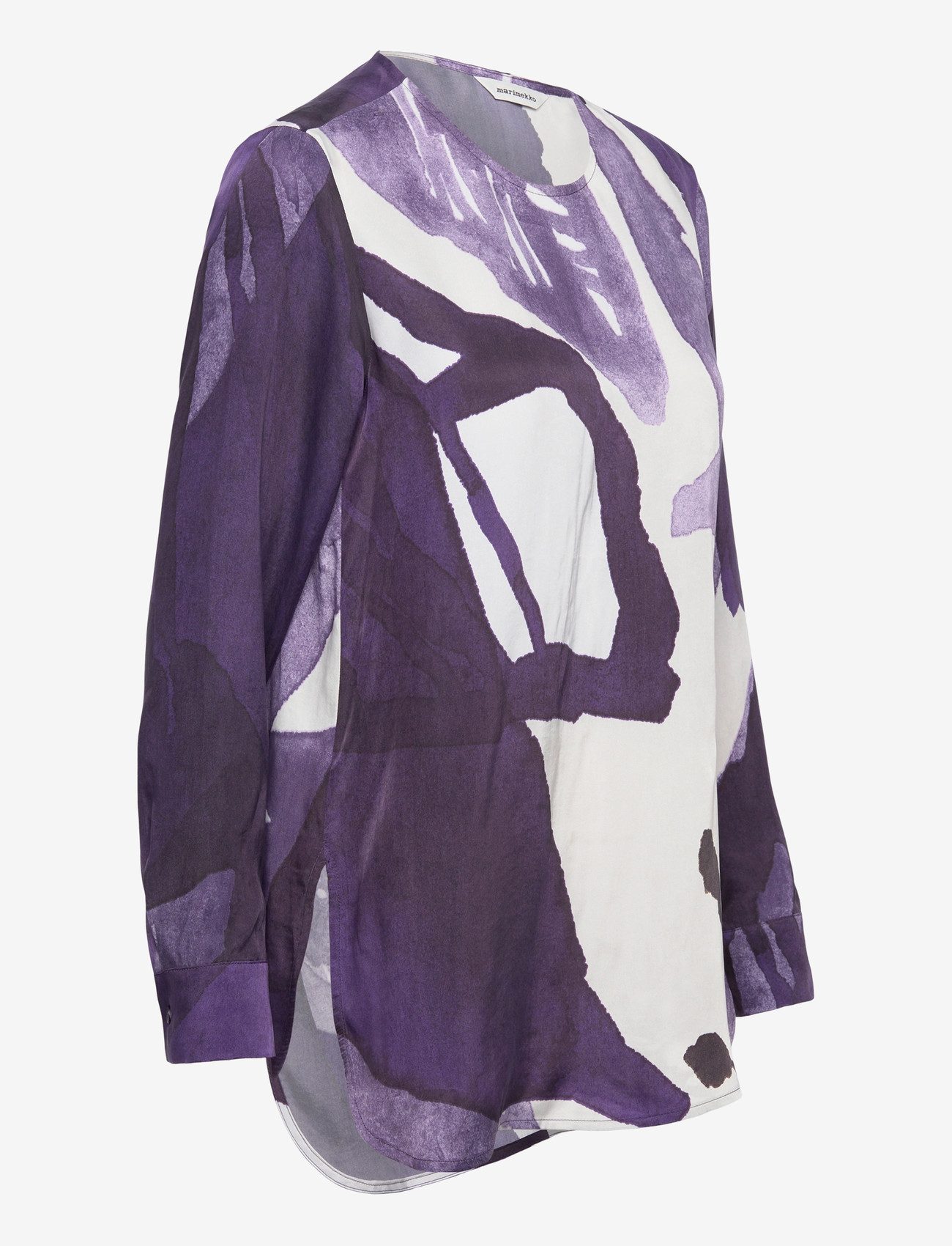 Marimekko - KOVERTAA KYLMÄNKUKKA - langærmede bluser - violet, off white - 3