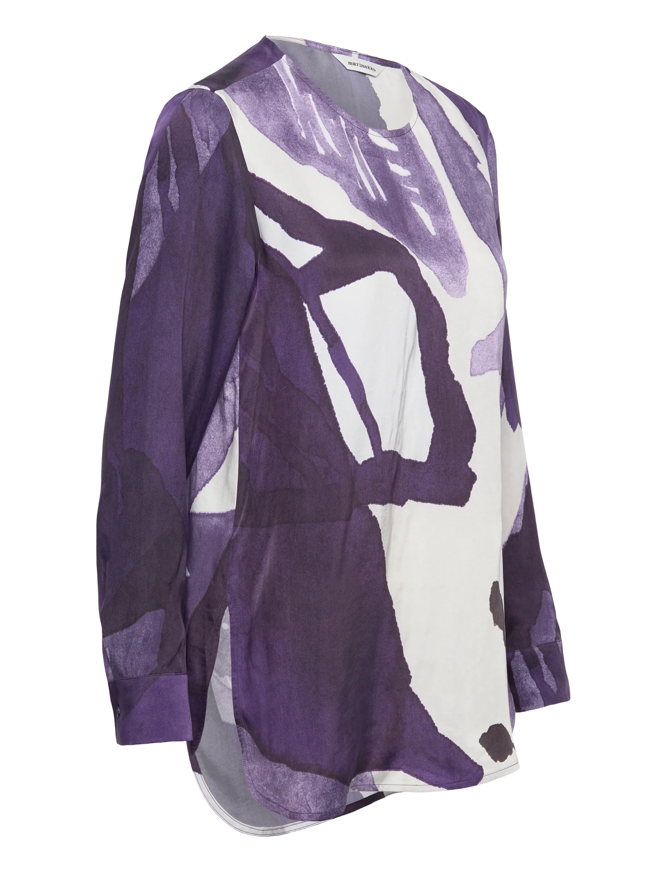 Marimekko - KOVERTAA KYLMÄNKUKKA - pikkade varrukatega pluusid - violet, off white - 3