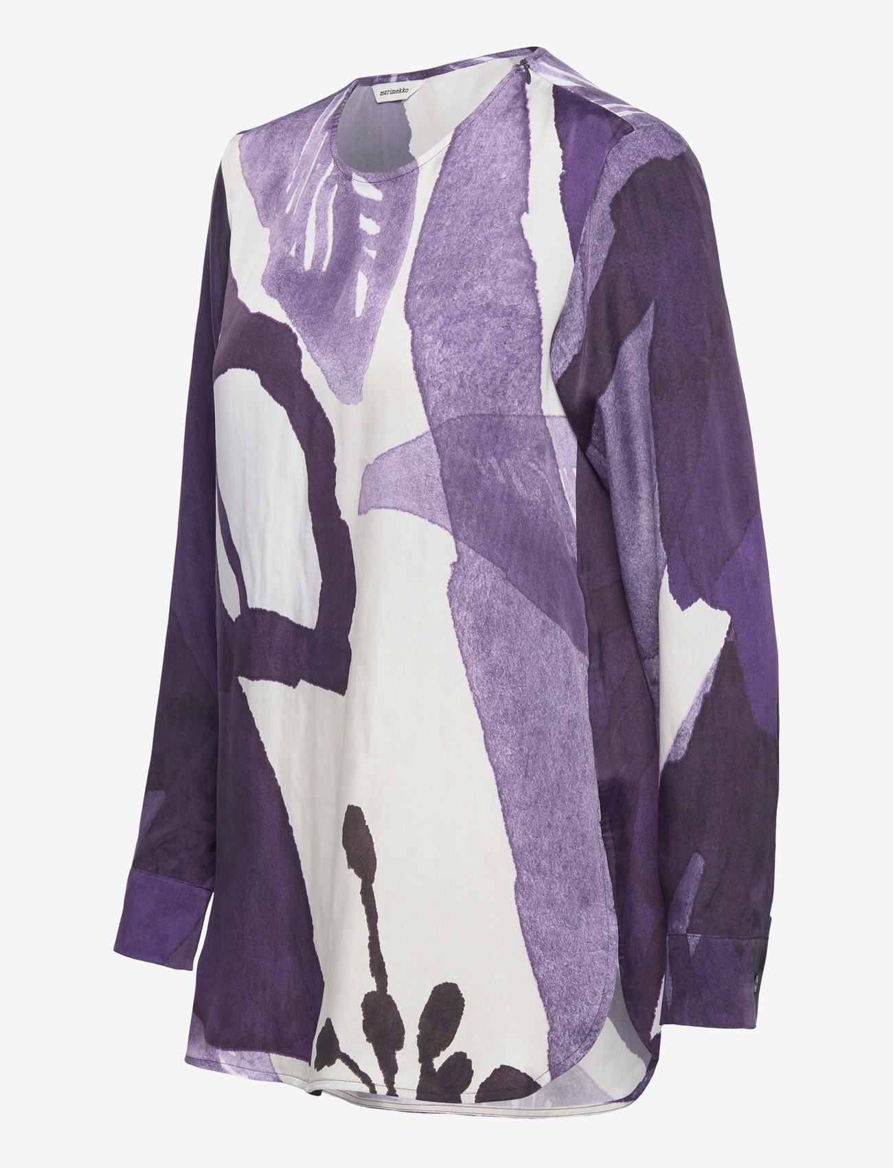 Marimekko - KOVERTAA KYLMÄNKUKKA - langærmede bluser - violet, off white - 4