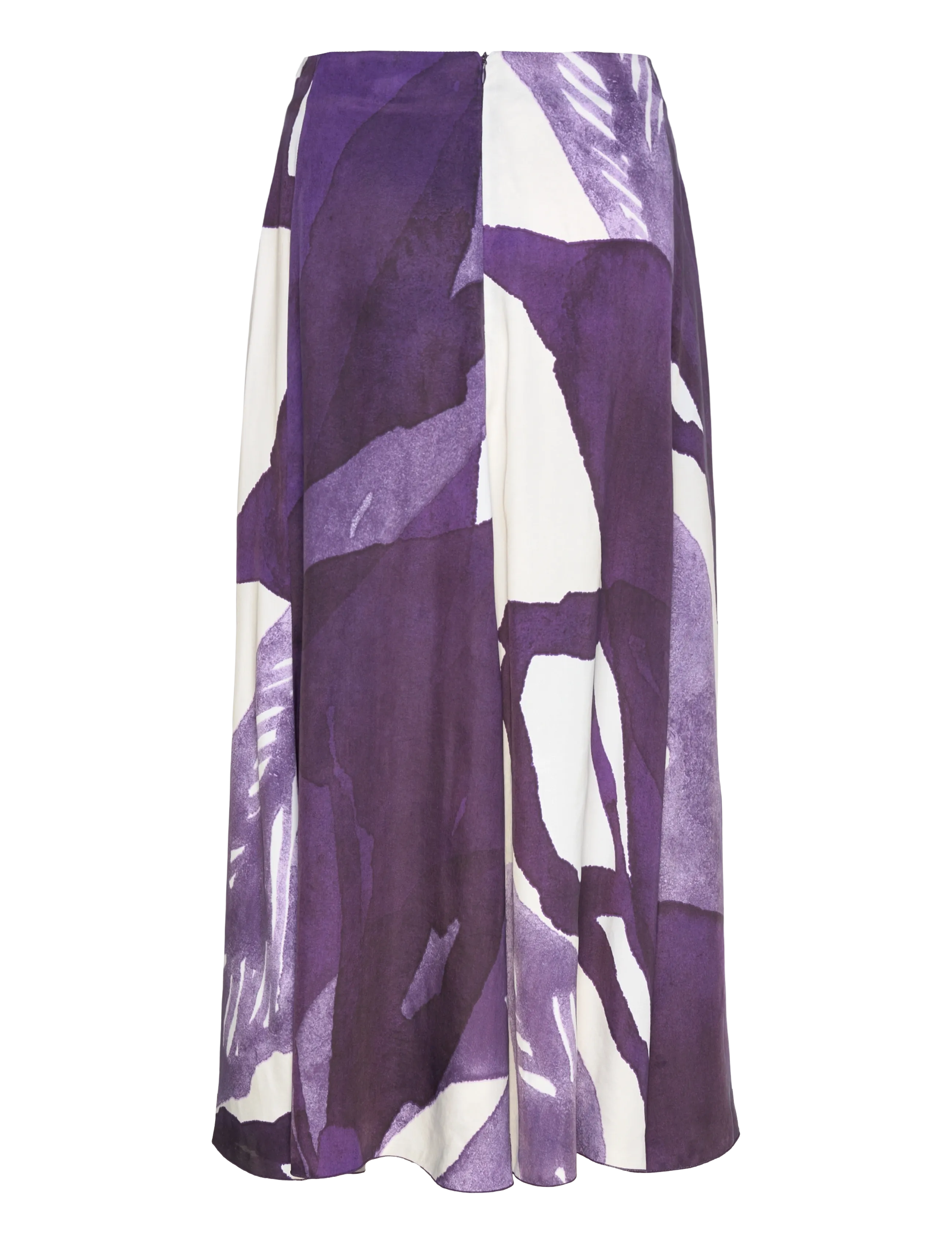 Marimekko - MUOVAUS KYLMÄNKUKKA - midi nederdele - violet, off white - 2