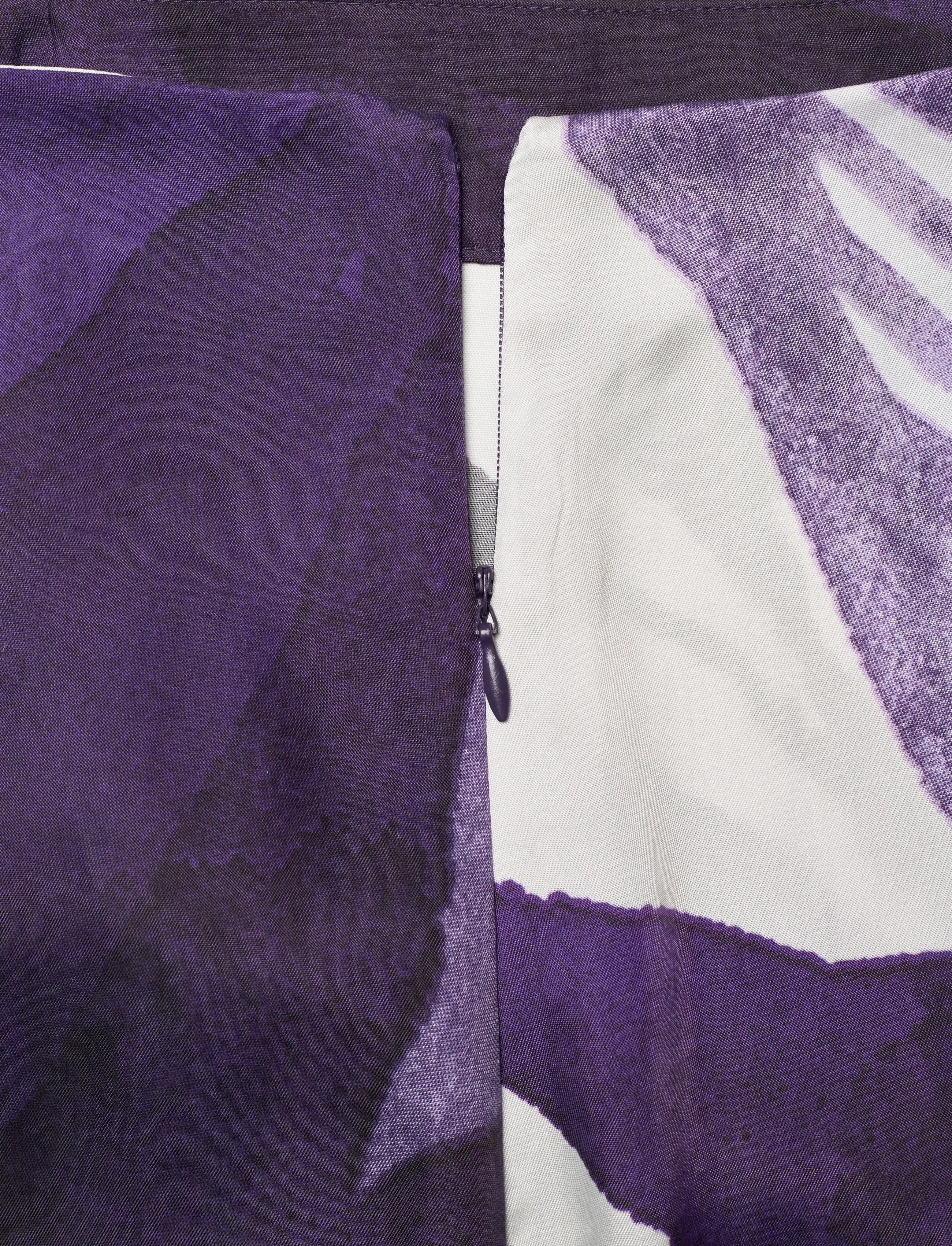 Marimekko - MUOVAUS KYLMÄNKUKKA - midi nederdele - violet, off white - 5