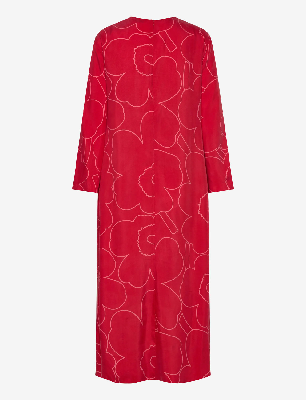 Marimekko - FLUIDI PIIRTO UNIKKO - maxiklänningar - red, red - 2