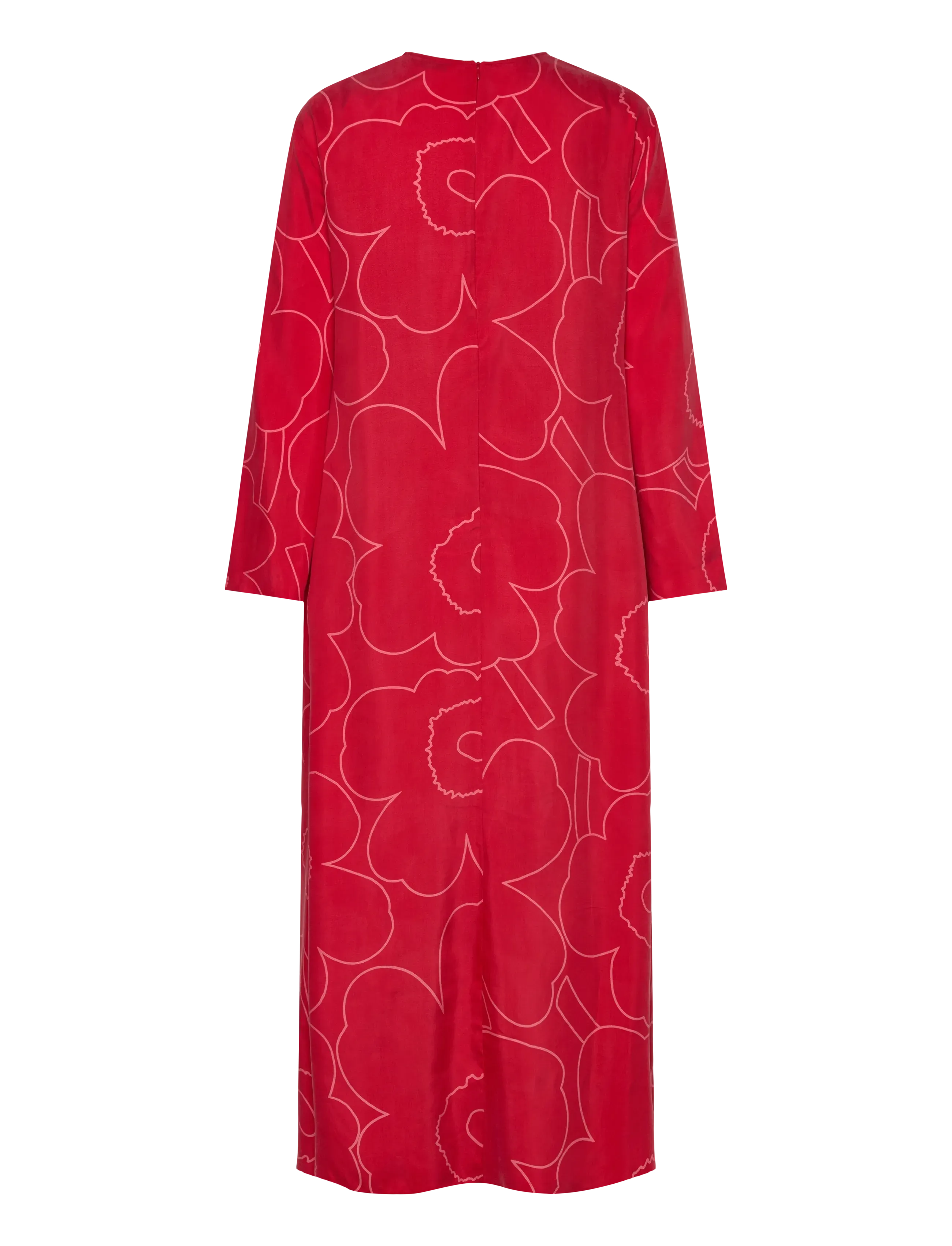 Marimekko - FLUIDI PIIRTO UNIKKO - garas kleitas - red, red - 2