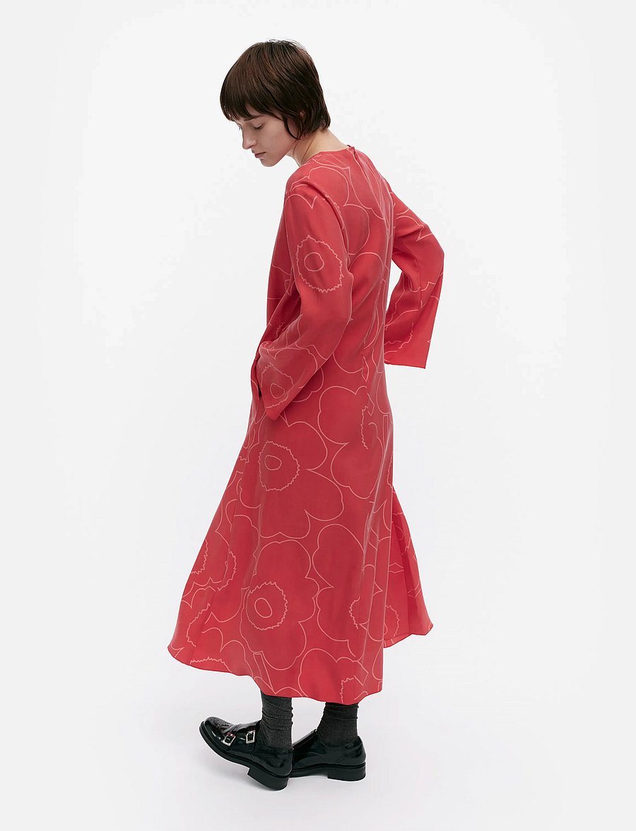 Marimekko - FLUIDI PIIRTO UNIKKO - maksikleidid - red, red - 4