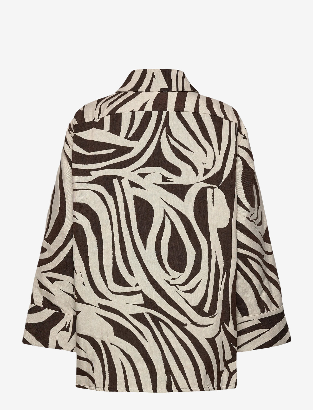 Marimekko - RAKENNE JOKURAITA - jeanshemden - light beige, dark brown - 2