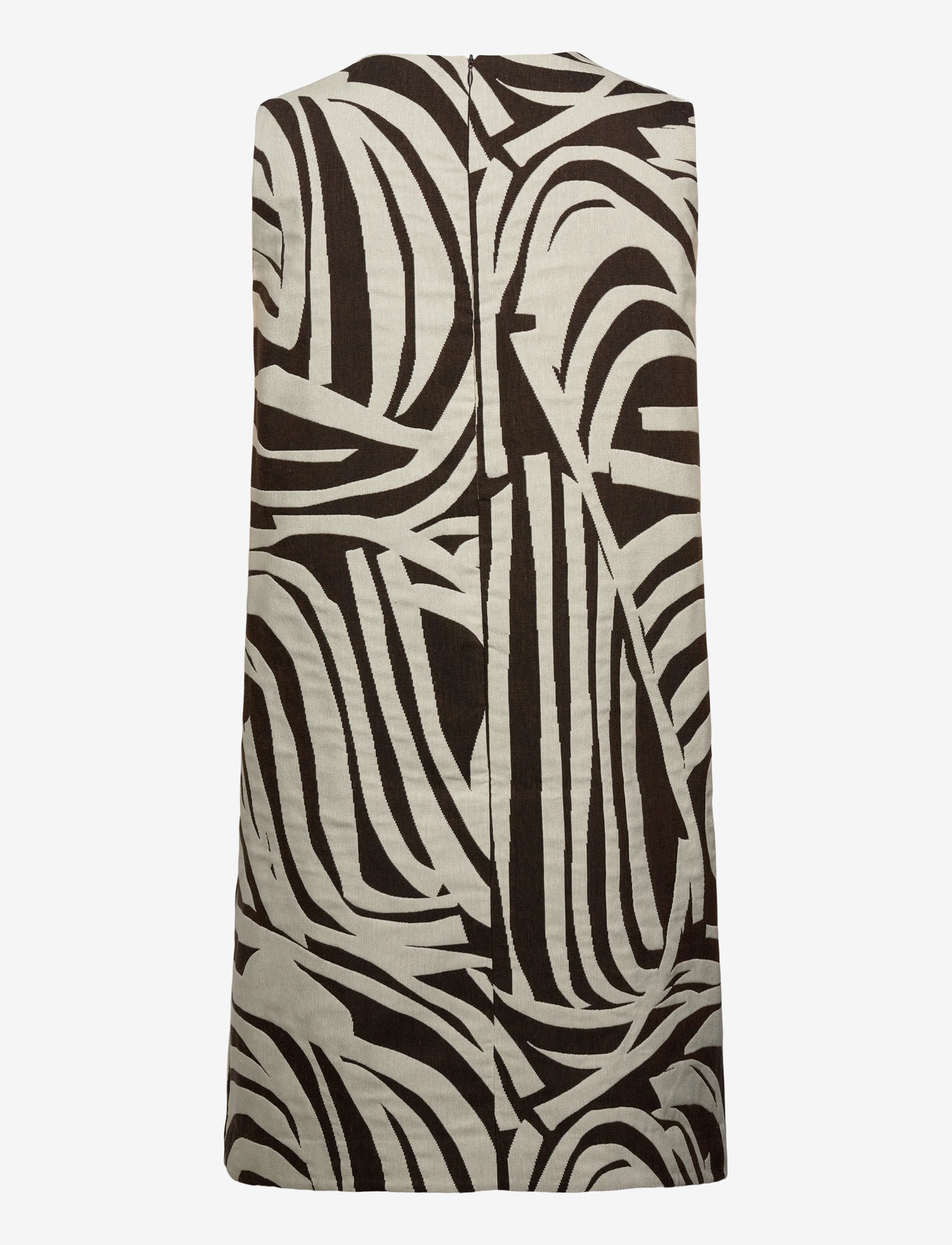 Marimekko - HAHMO JOKURAITA - midikleidid - light beige, dark brown - 2