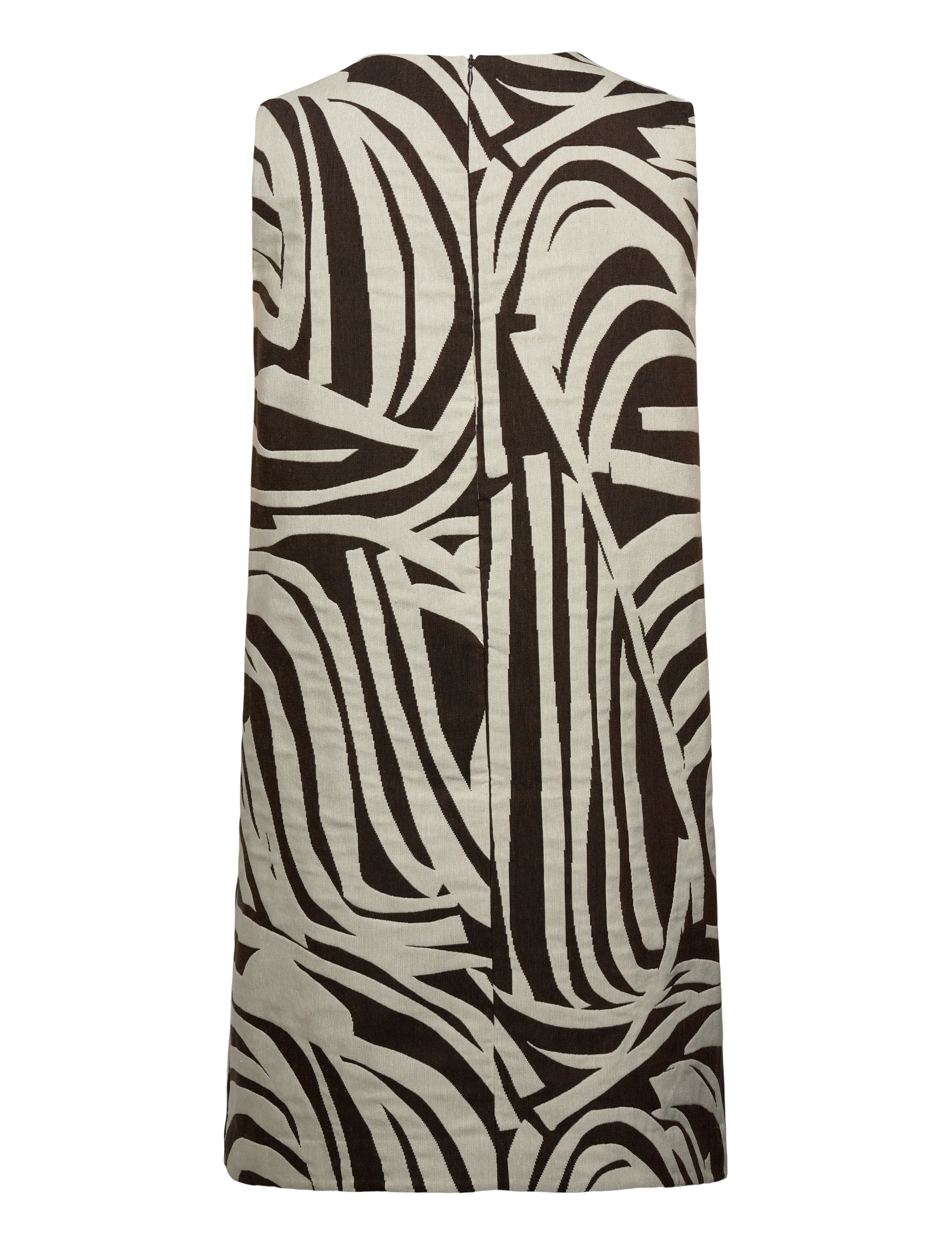 Marimekko - HAHMO JOKURAITA - midikleider - light beige, dark brown - 2
