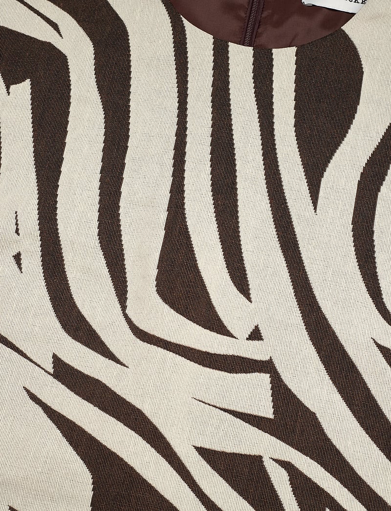 Marimekko - HAHMO JOKURAITA - midi kjoler - light beige, dark brown - 5