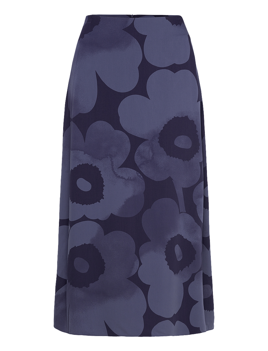 Marimekko - KORKEAT AKVARELLI UNIKKO - midi kjolar - dark blue, blue - 1