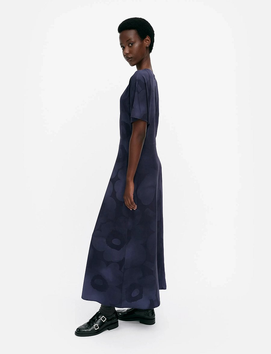 Marimekko - HELEÄ AKVARELLI UNIKKO - dark blue, blue - 4
