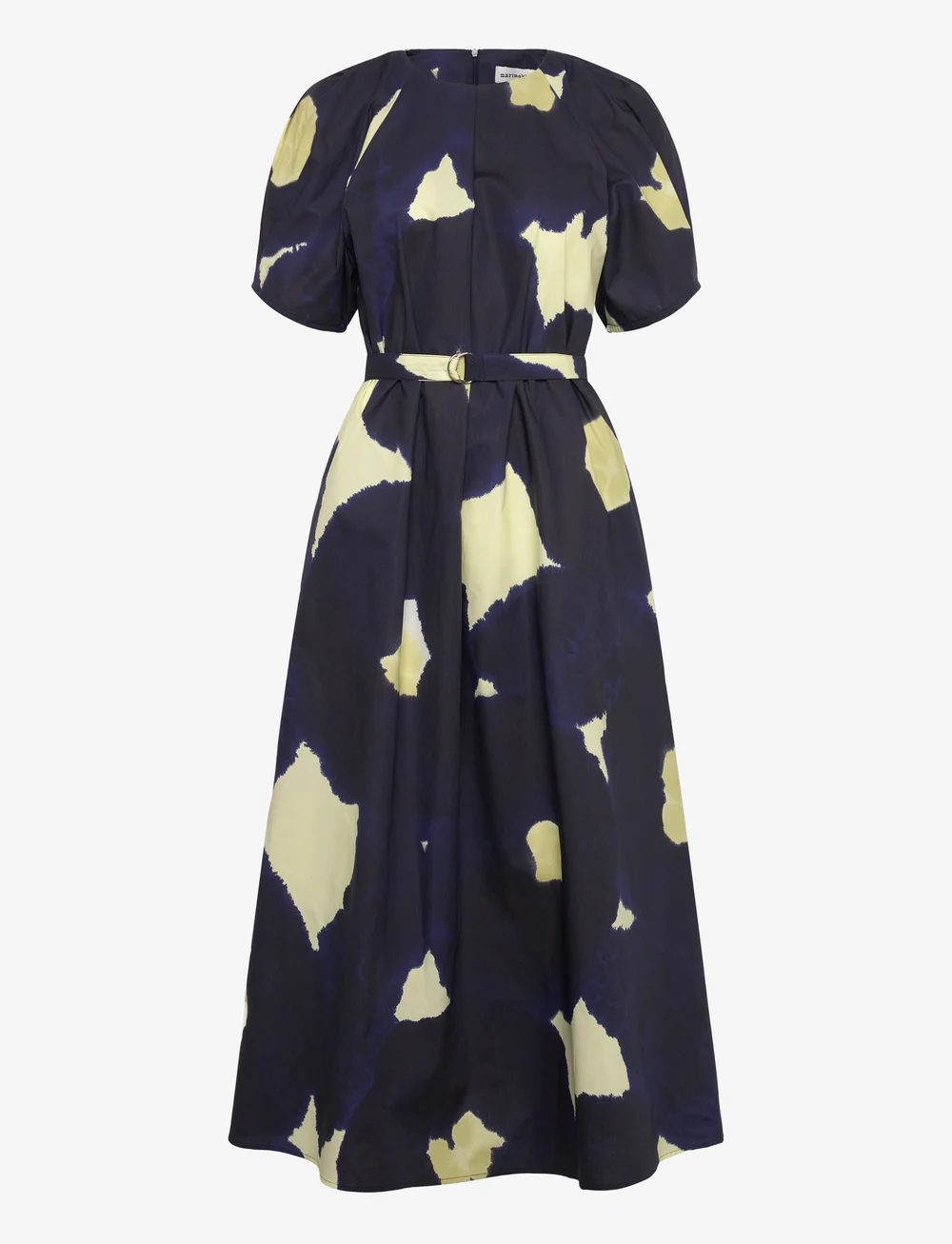 Marimekko - JUHLINTA KEHÄKUKKA - cocktailklänningar - dark blue, light yellow - 1