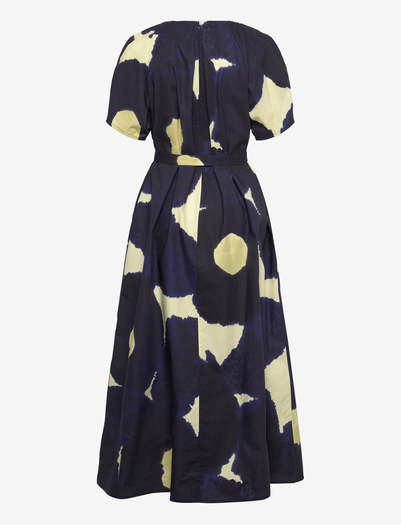 Marimekko - JUHLINTA KEHÄKUKKA - cocktailklänningar - dark blue, light yellow - 2