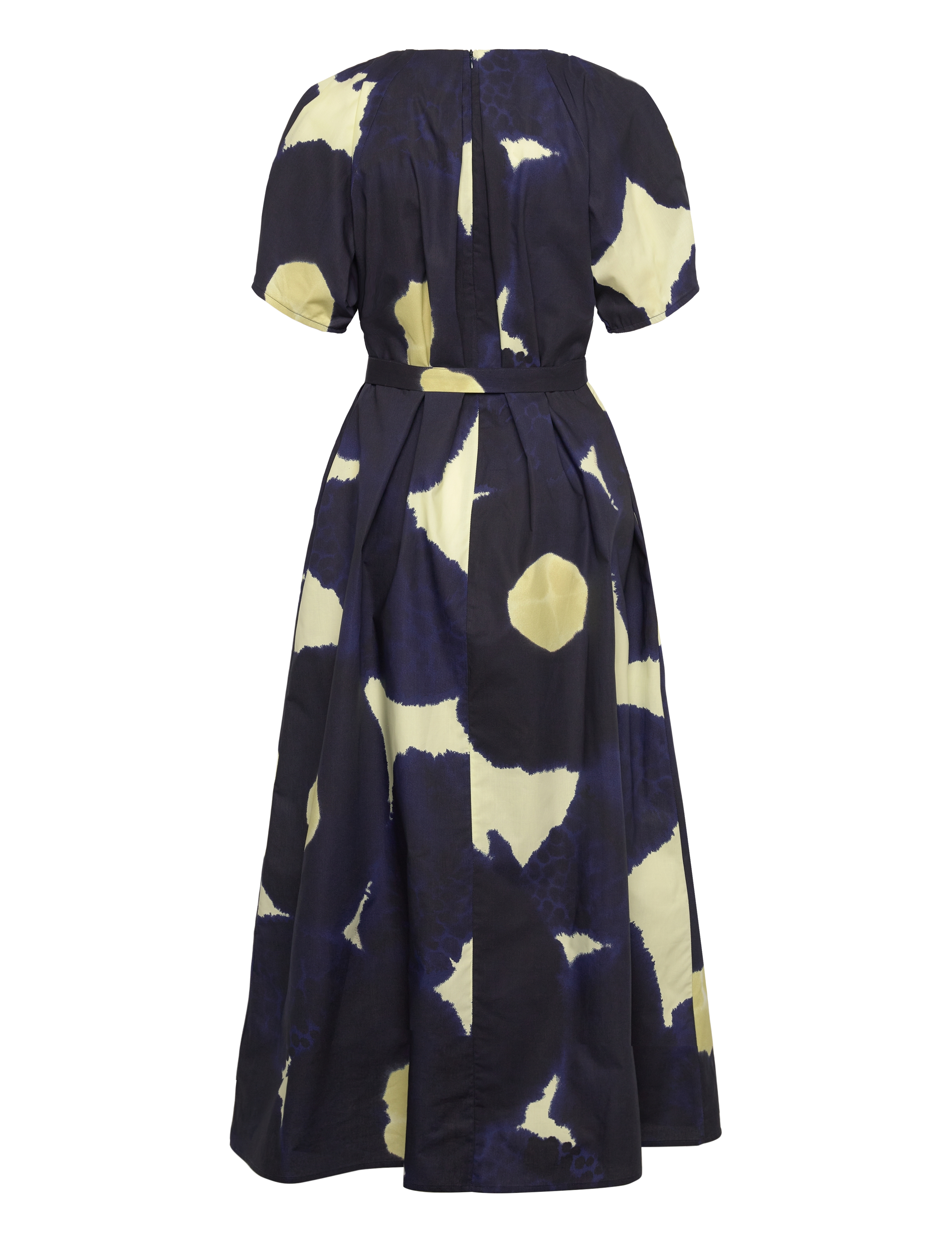 Marimekko - JUHLINTA KEHÄKUKKA - dark blue, light yellow - 2