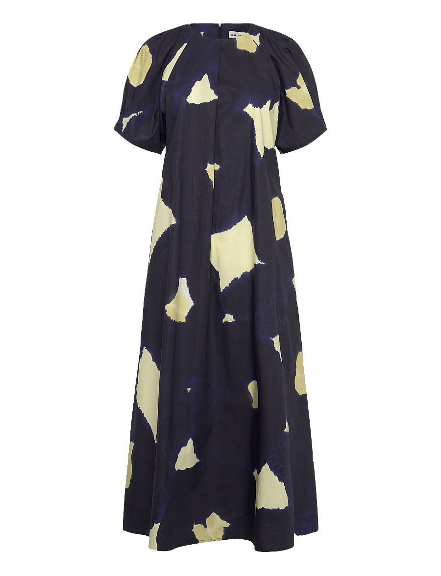 Marimekko - JUHLINTA KEHÄKUKKA - dark blue, light yellow - 3