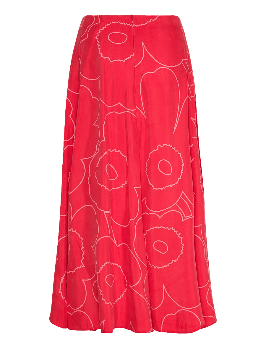 Marimekko - MUOVAUS PIIRTO UNIKKO - maxi nederdele - red, red - 2