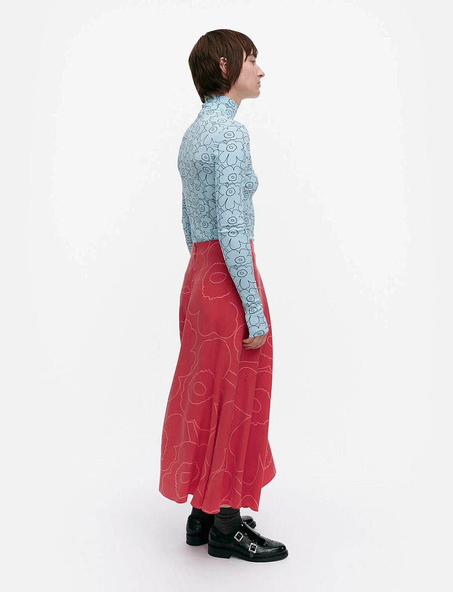 Marimekko - MUOVAUS PIIRTO UNIKKO - maxi nederdele - red, red - 4