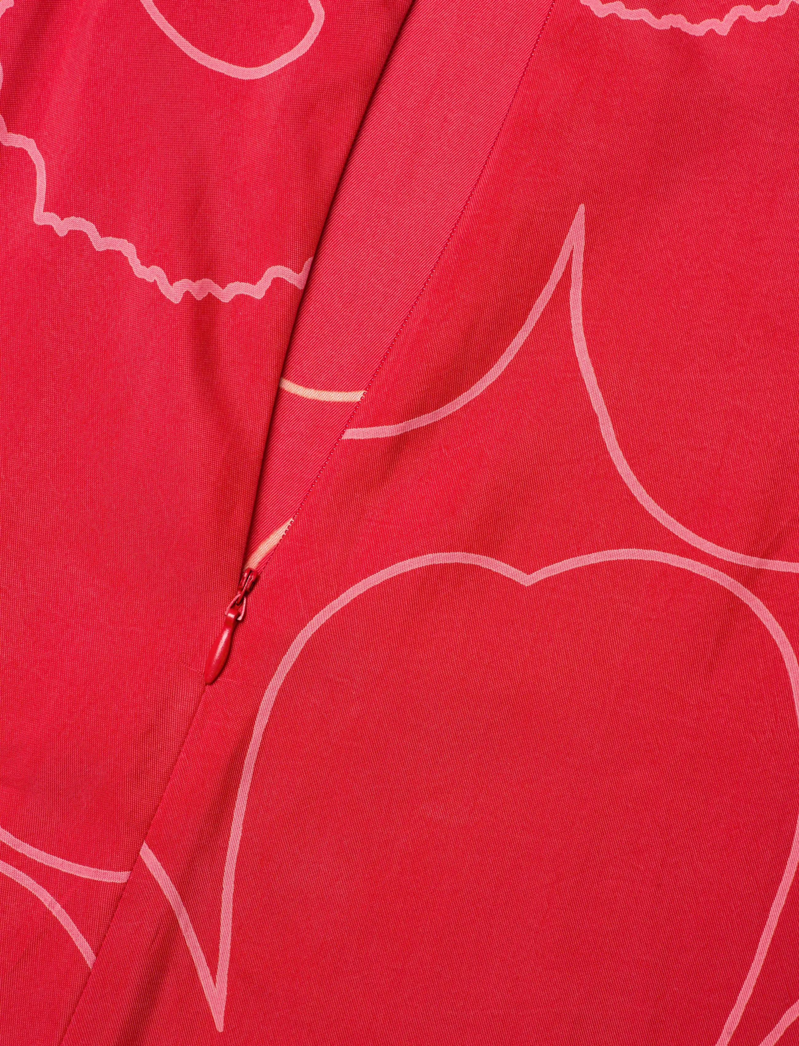 Marimekko - MUOVAUS PIIRTO UNIKKO - maksiseelikud - red, red - 5