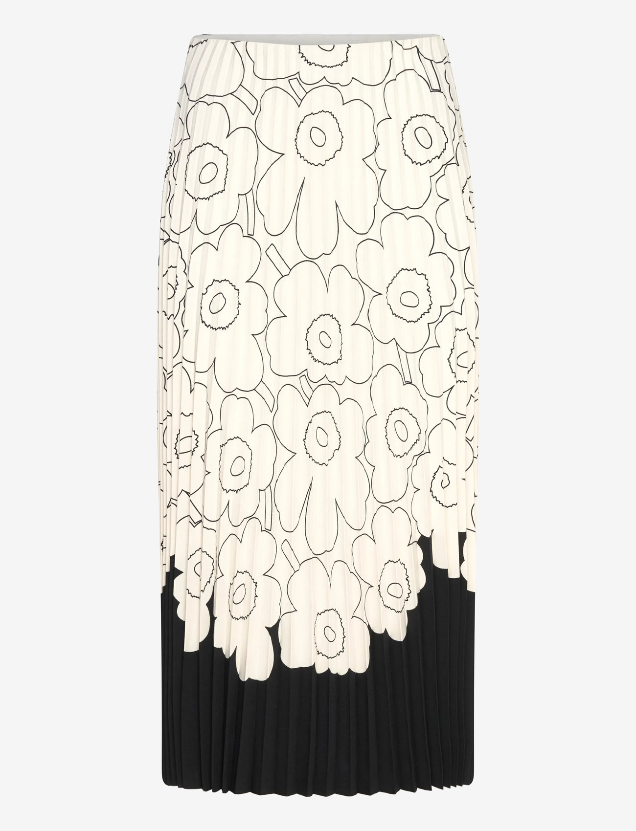 Marimekko - PIIRU PIIRTO UNIKKO PLACEMENT - pleated skirts - black, off white - 0