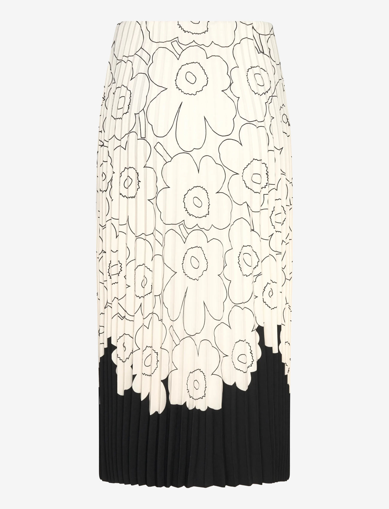 Marimekko - PIIRU PIIRTO UNIKKO PLACEMENT - pleated skirts - black, off white - 1