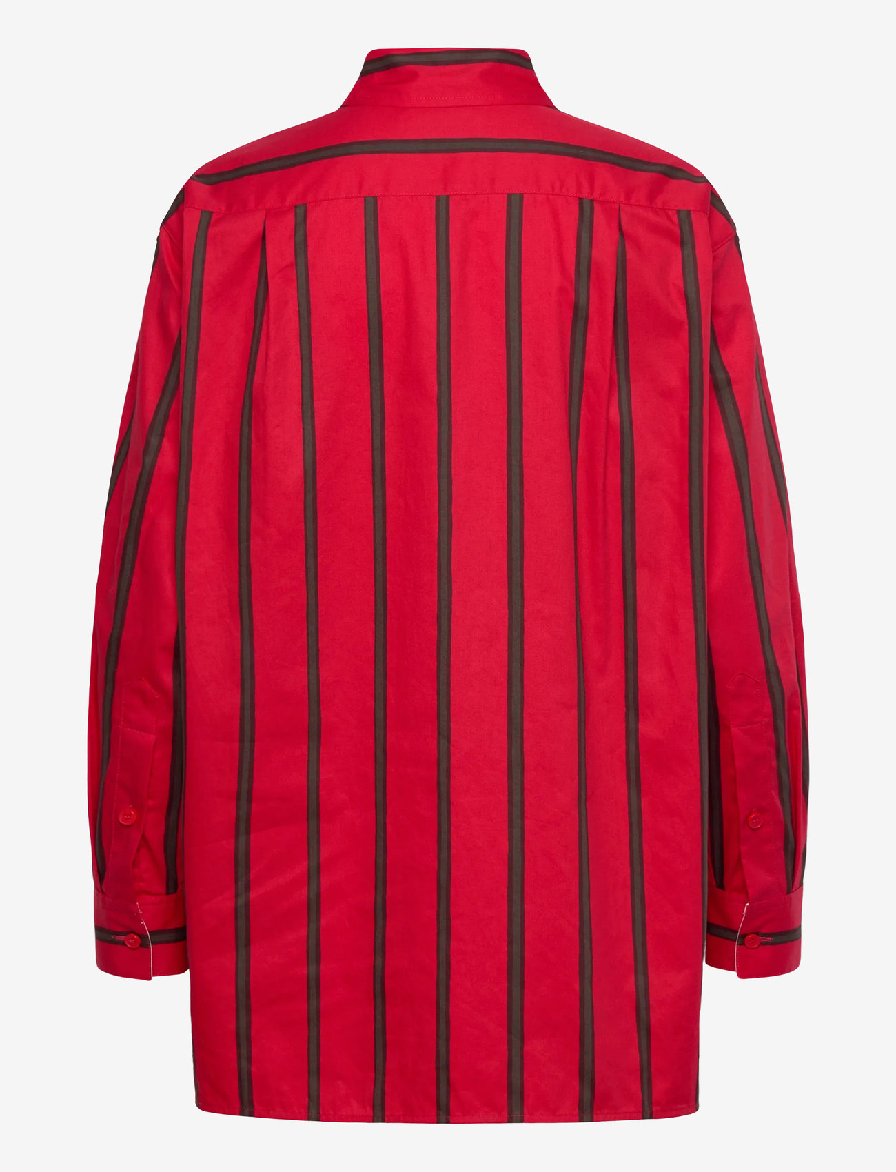 Marimekko - RUOSTE PUHVELI - pikkade varrukatega särgid - red, dark brown - 2