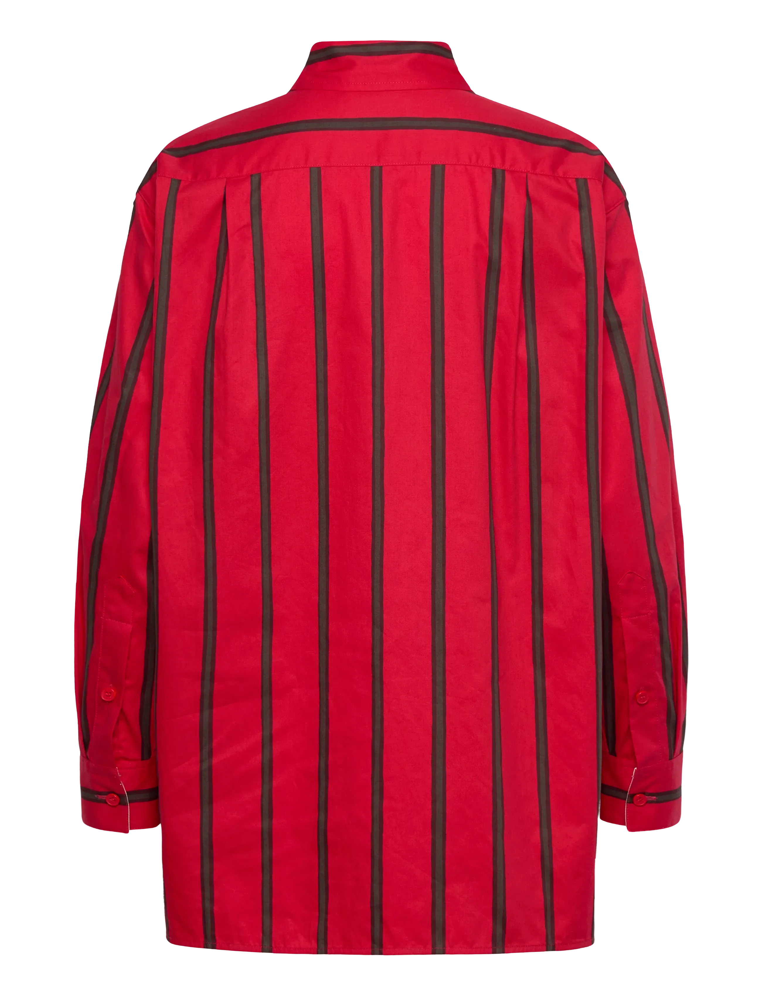 Marimekko - RUOSTE PUHVELI - marškiniai ilgomis rankovėmis - red, dark brown - 2