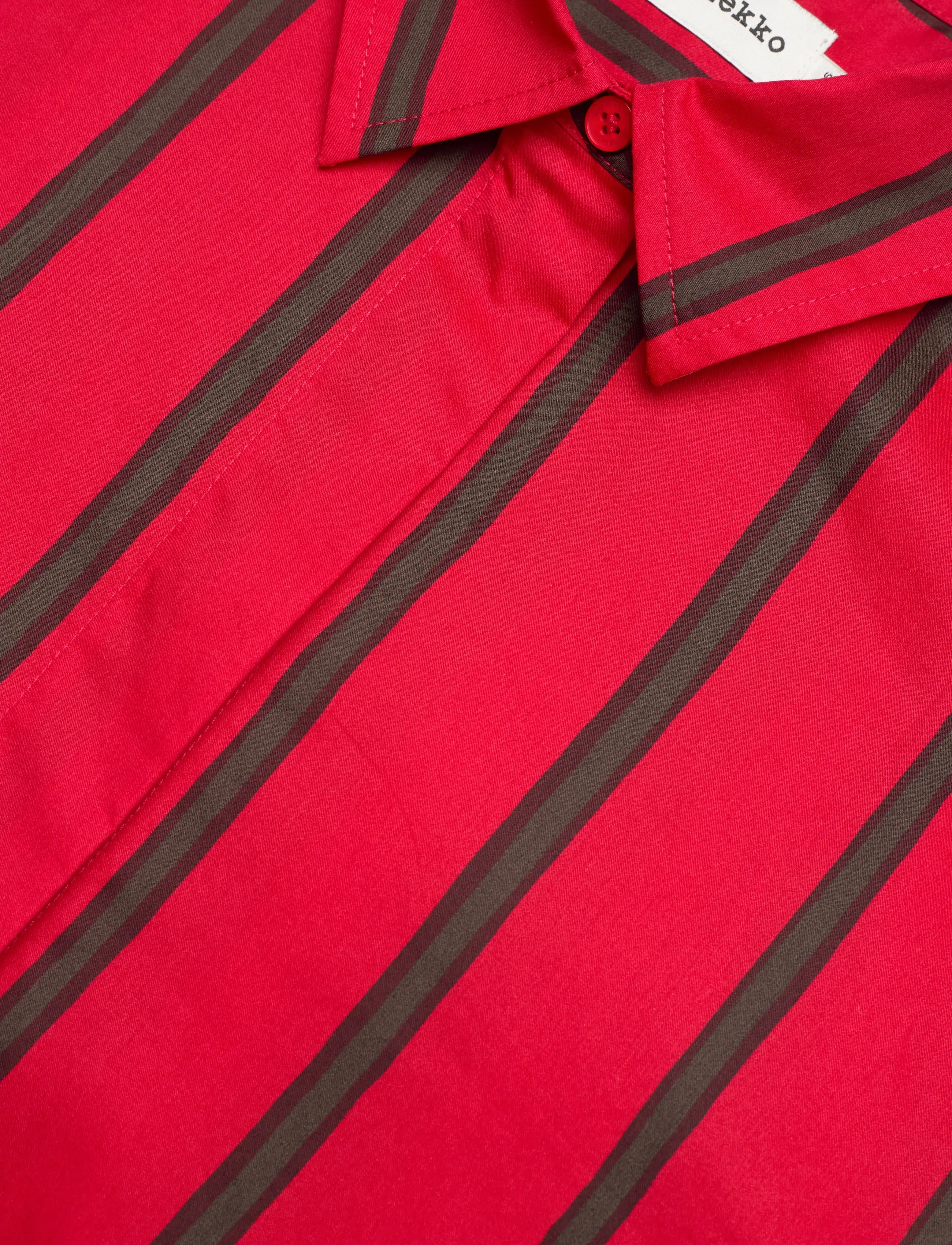 Marimekko - RUOSTE PUHVELI - marškiniai ilgomis rankovėmis - red, dark brown - 5