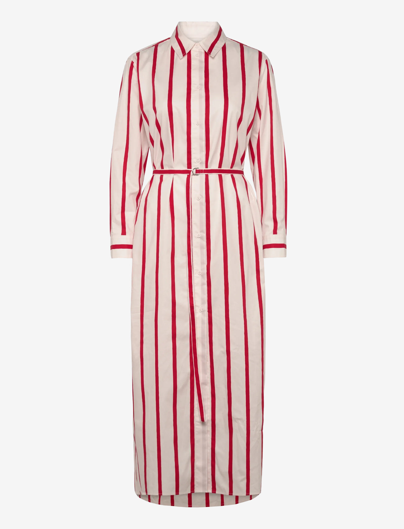 Marimekko - MUOVATA PUHVELI - paitamekot - off white, red - 1