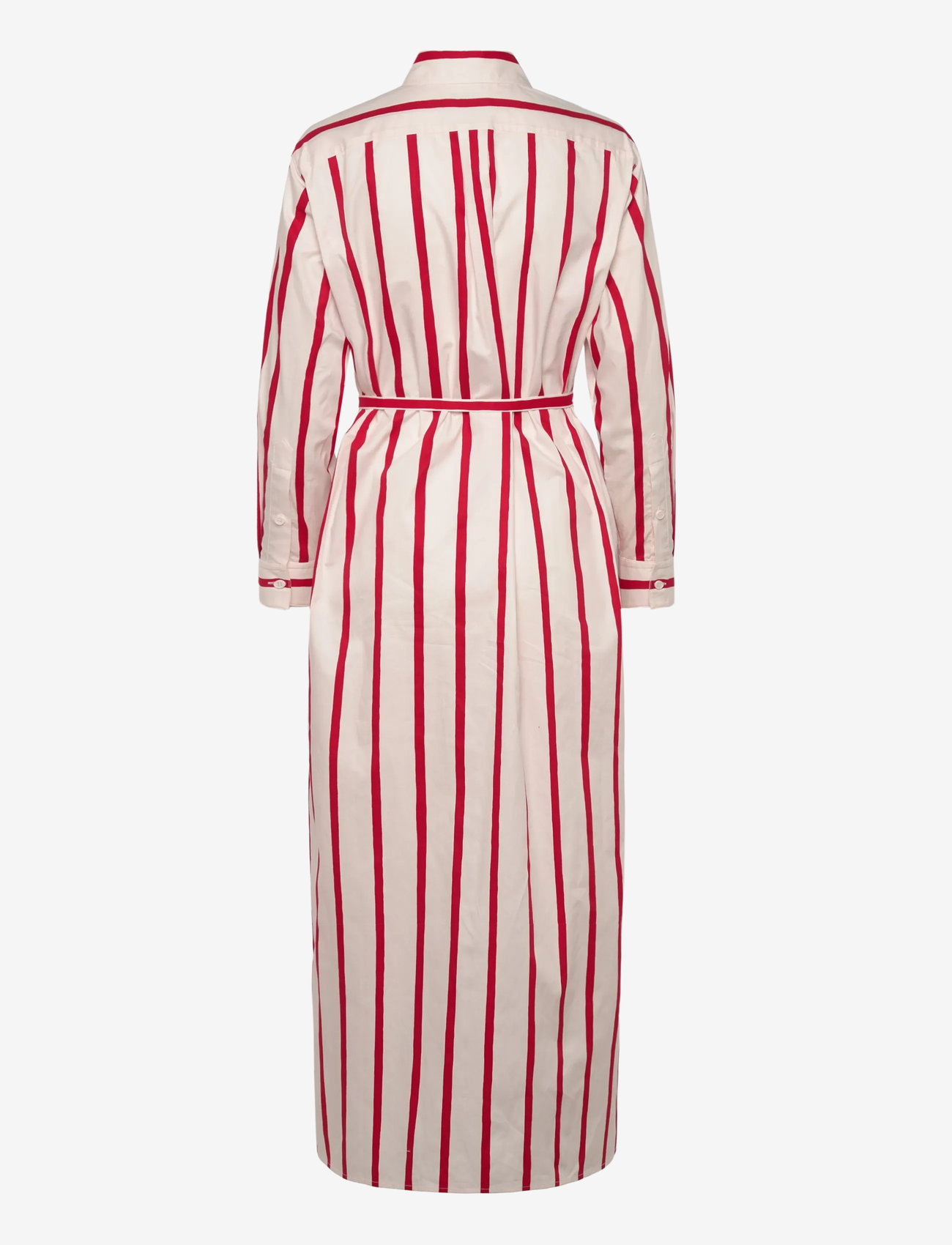Marimekko - MUOVATA PUHVELI - paitamekot - off white, red - 2