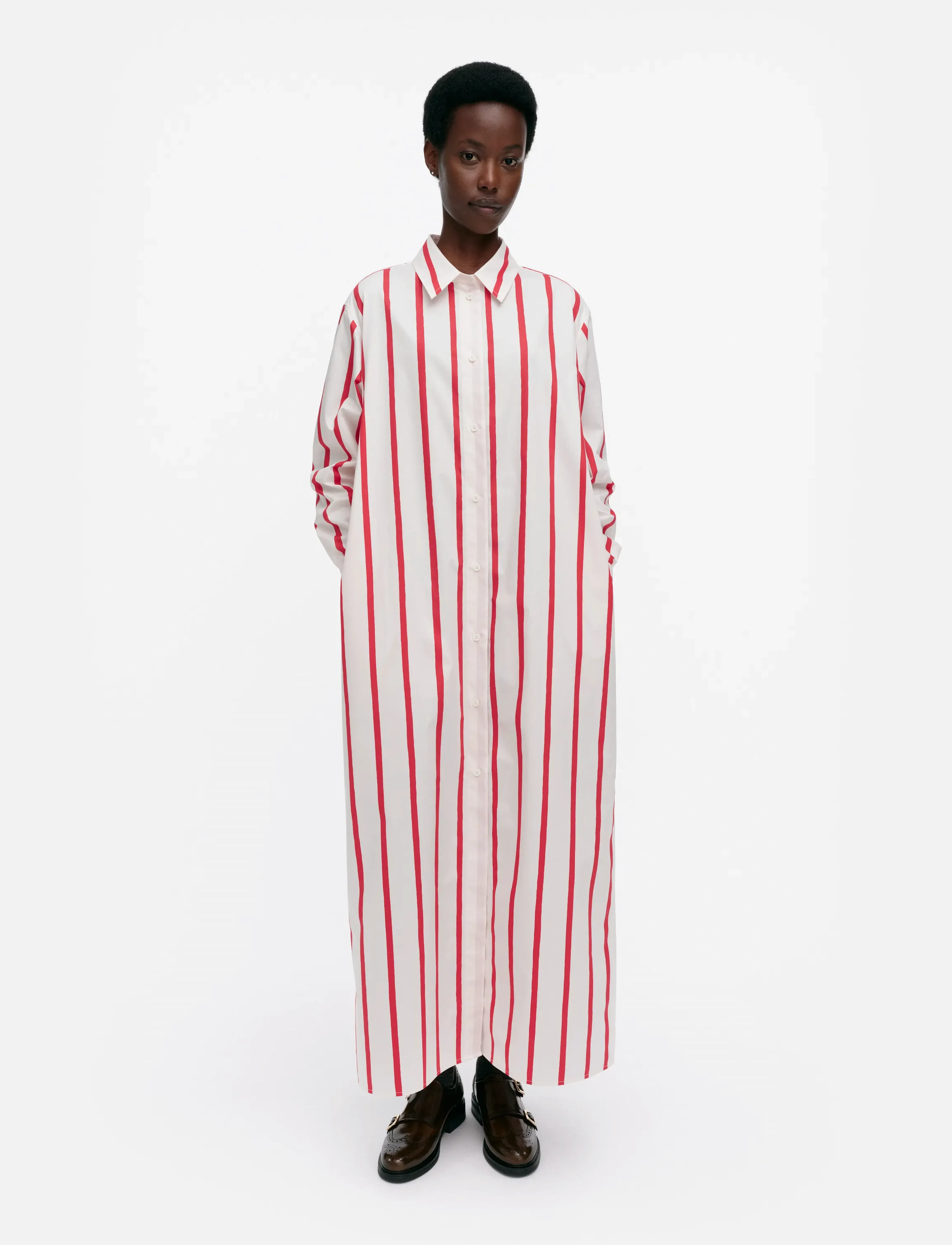 Marimekko Muovata Puhveli, 36, Red, Kjoler > Knælange Og Midi, Dame