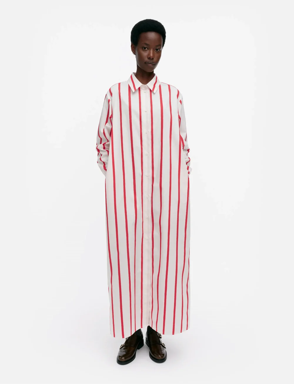 Marimekko - MUOVATA PUHVELI - skjortekjoler - off white, red - 0