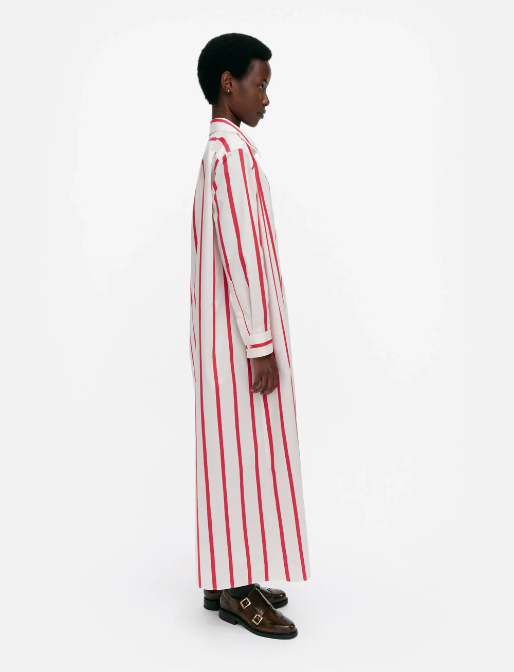 Marimekko - MUOVATA PUHVELI - skjortekjoler - off white, red - 5