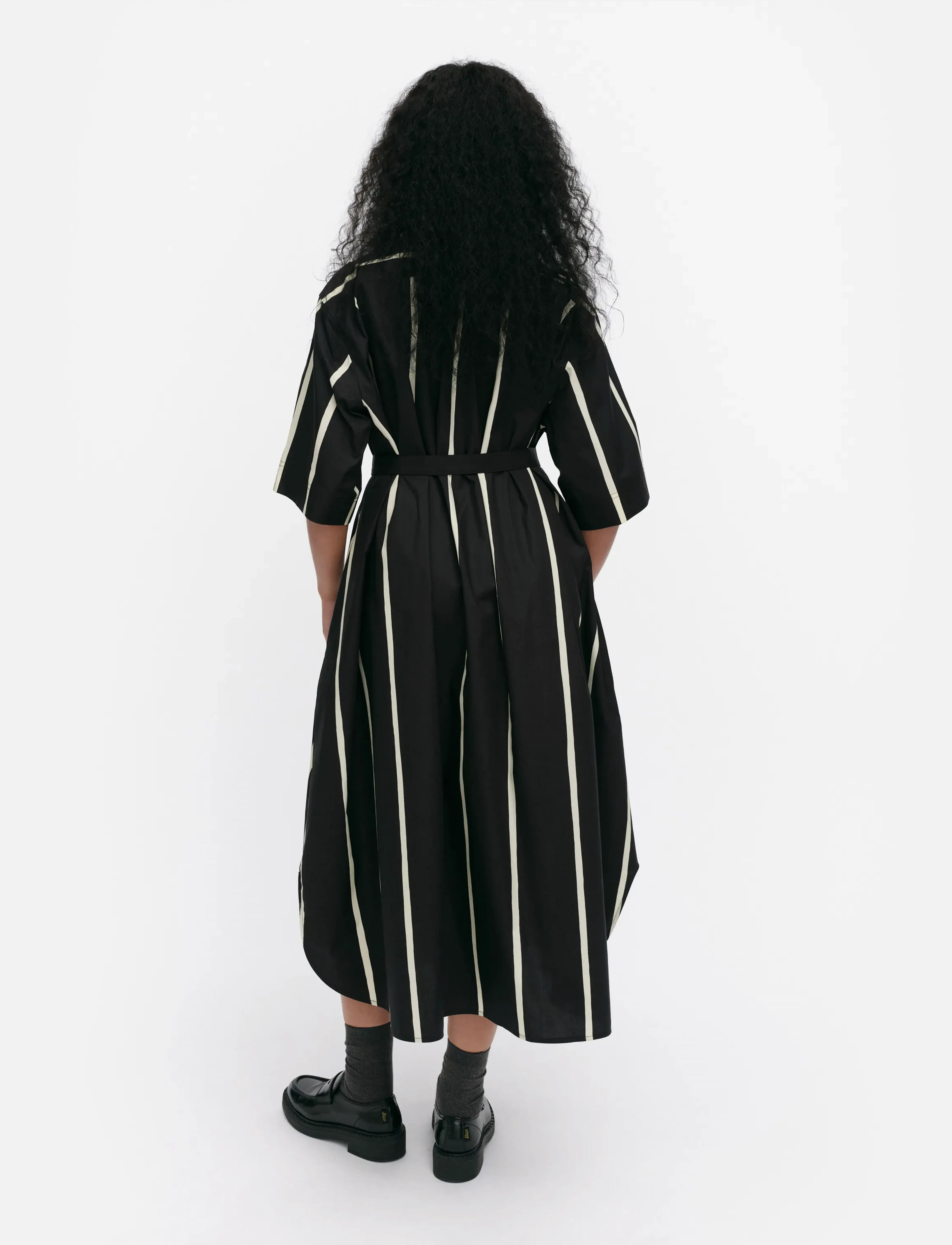 Marimekko - PAPERI PUHVELI - black, light yellow - 4