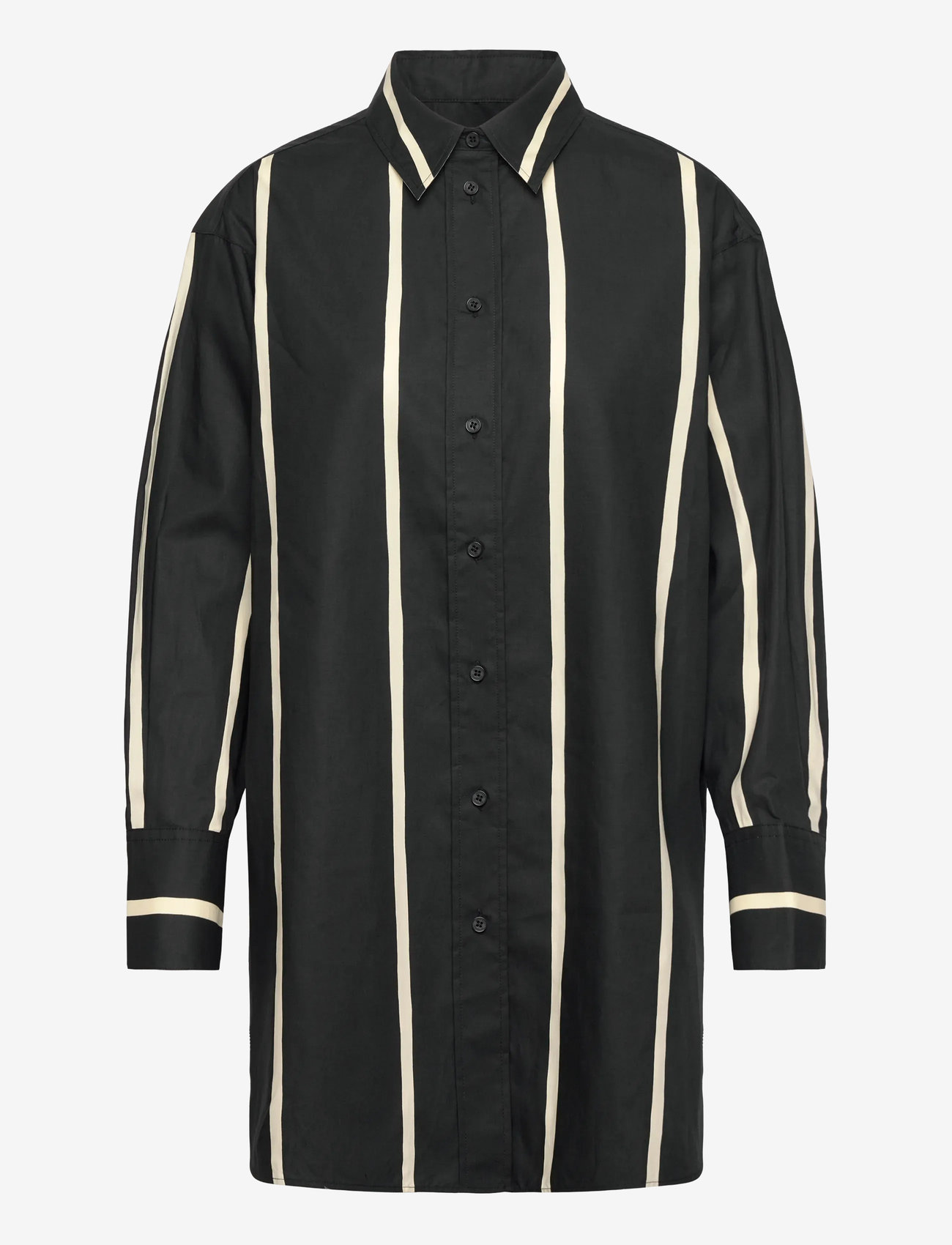 Marimekko - NILA PUHVELI - marškiniai ilgomis rankovėmis - black, light yellow - 1