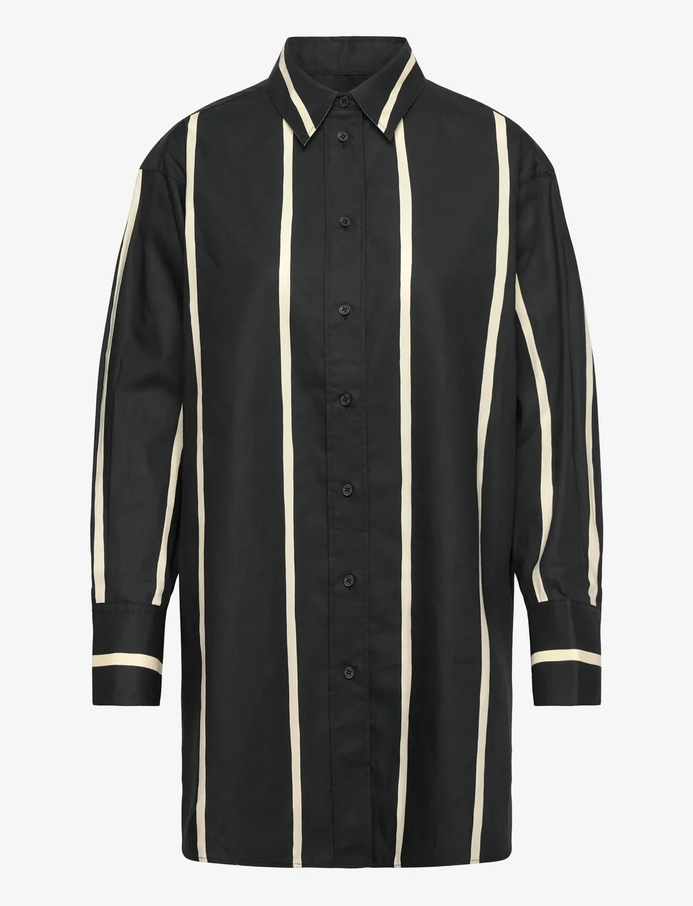 Marimekko - NILA PUHVELI - langärmlige hemden - black, light yellow - 1