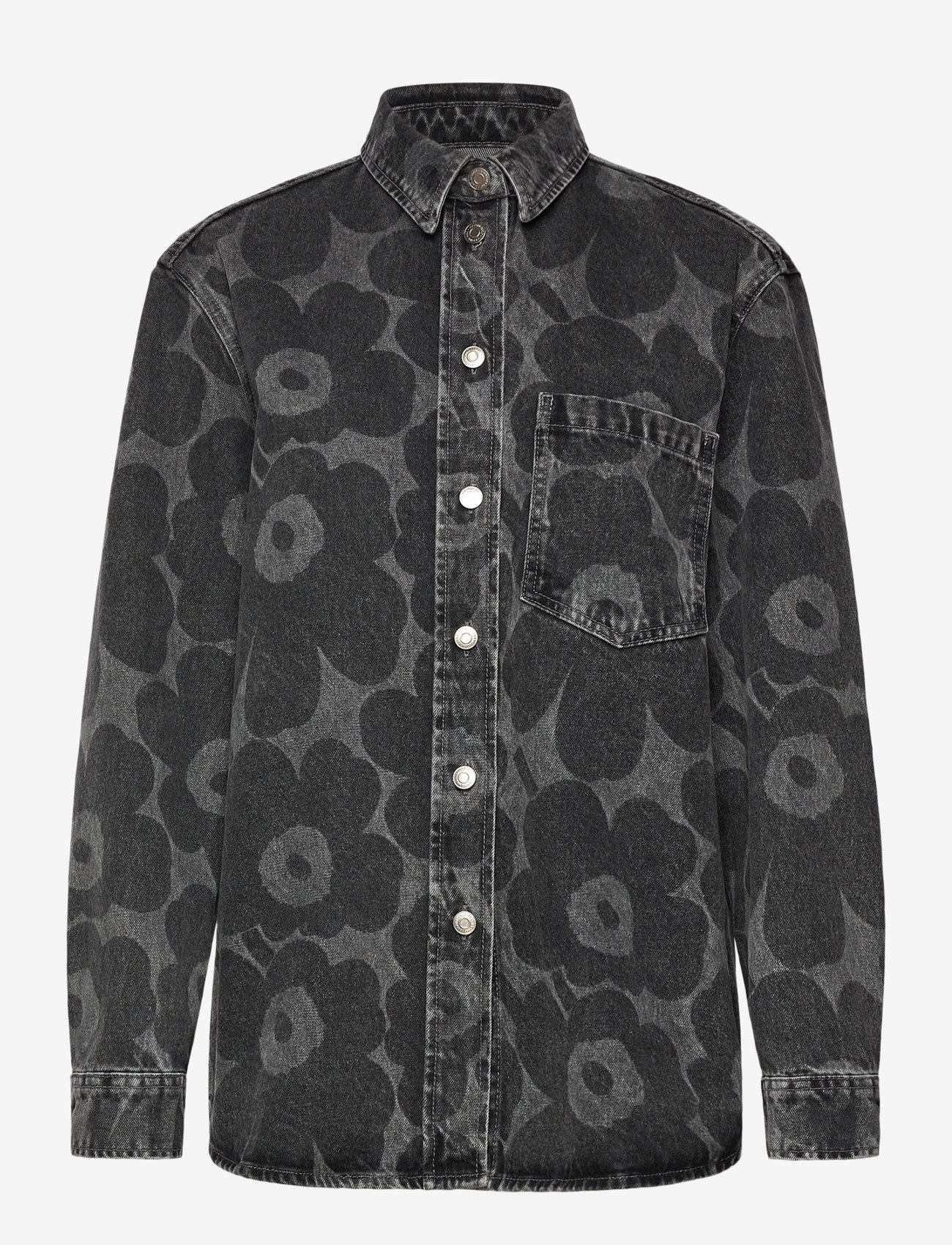 Marimekko - MARIDENIM VAIHE UNIKKO - jeansskjortor - light grey - 1