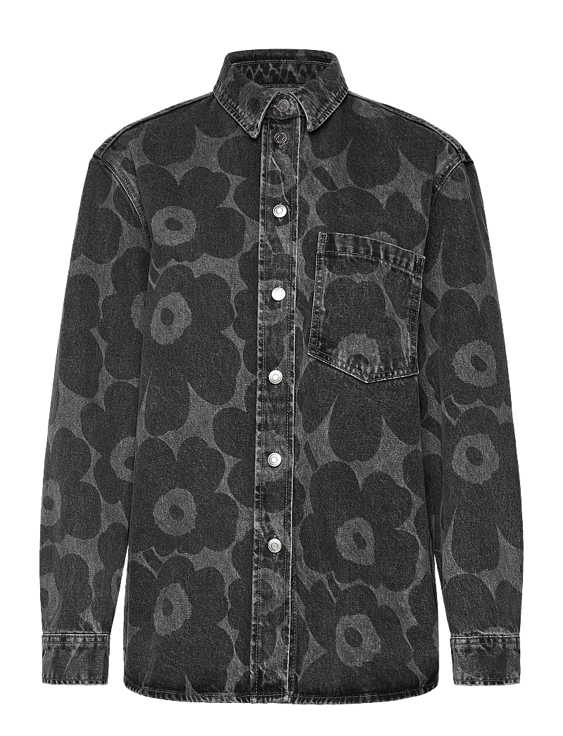 Marimekko - MARIDENIM VAIHE UNIKKO - jeansskjortor - light grey - 1