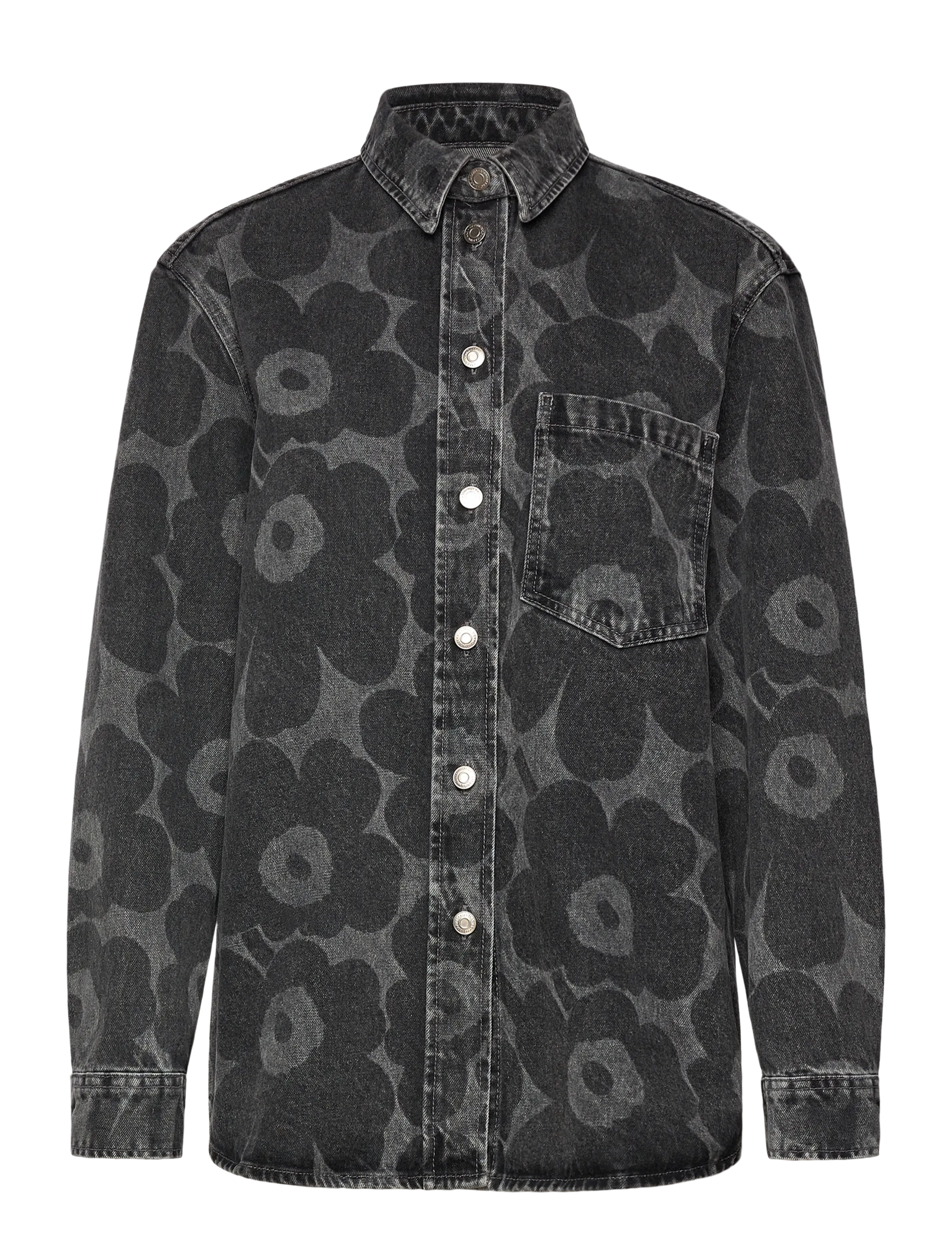 Marimekko MARIDENIM VAIHE UNIKKO - Bluser & Skjorter - LIGHT GREY / grey