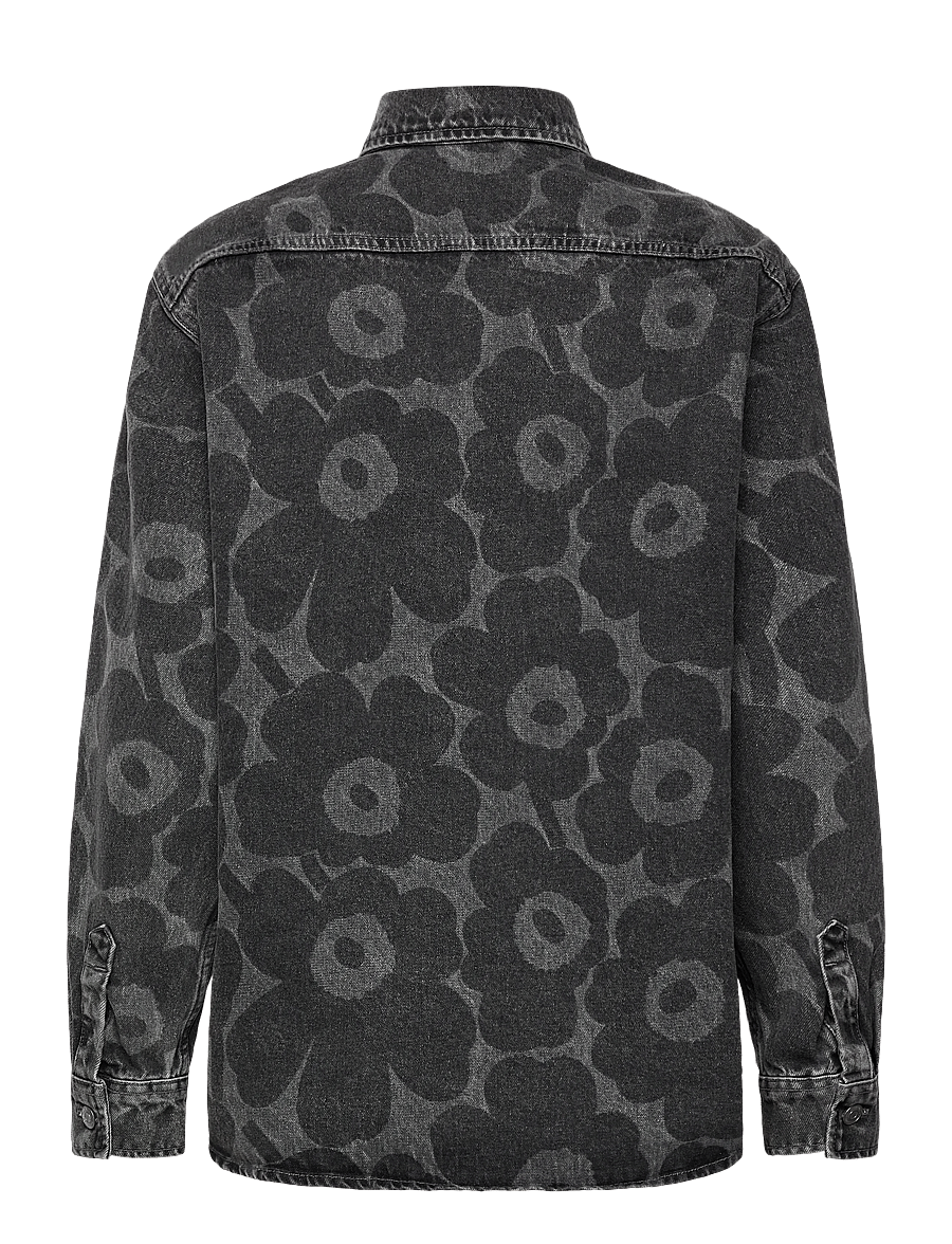 Marimekko - MARIDENIM VAIHE UNIKKO - langärmlige hemden - light grey - 2