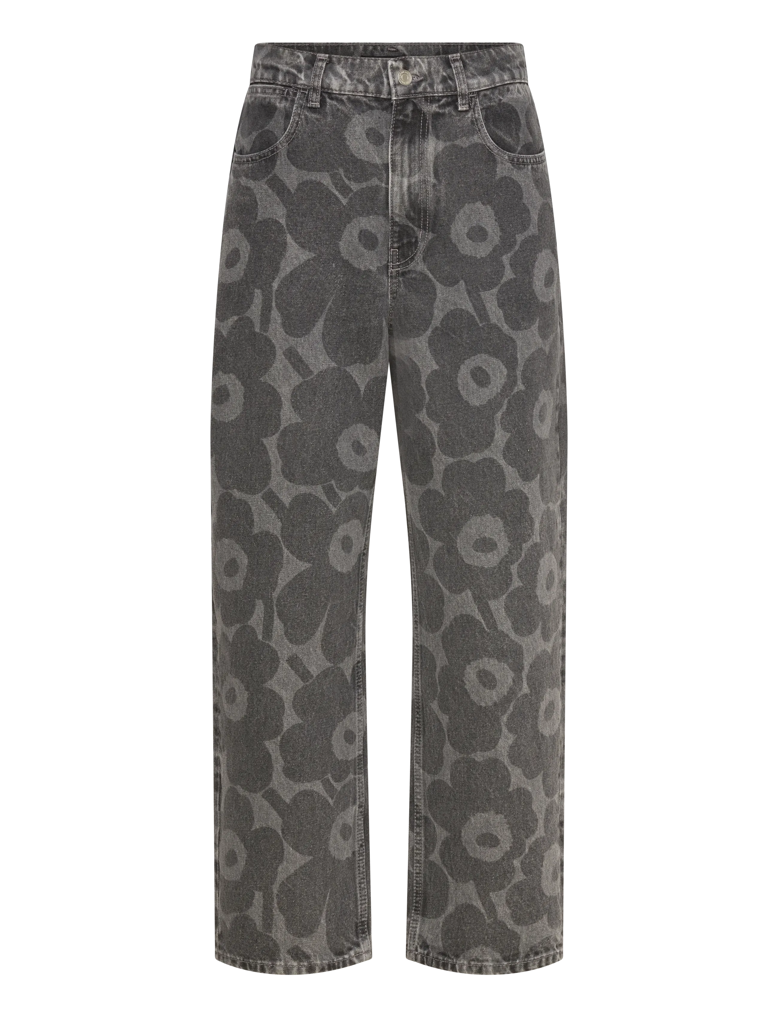 Marimekko MARIDENIM BARREL UNIKKO - Jeans - LIGHT GREY / grey