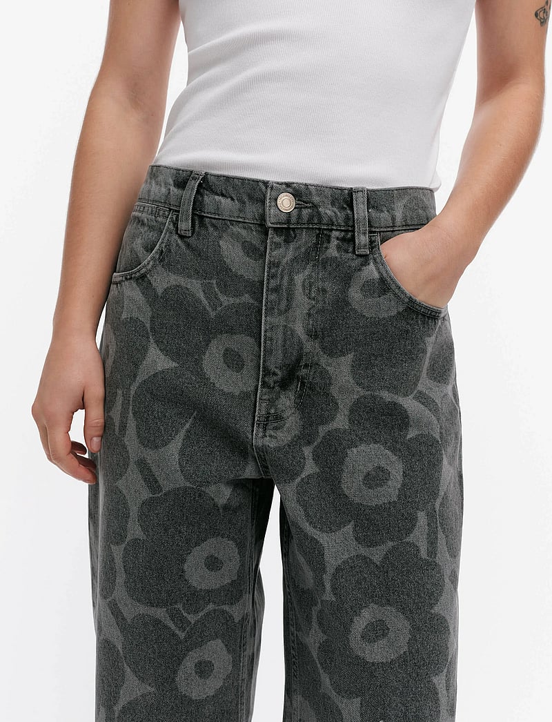 Marimekko - MARIDENIM BARREL UNIKKO - barrel jeans - light grey - 3