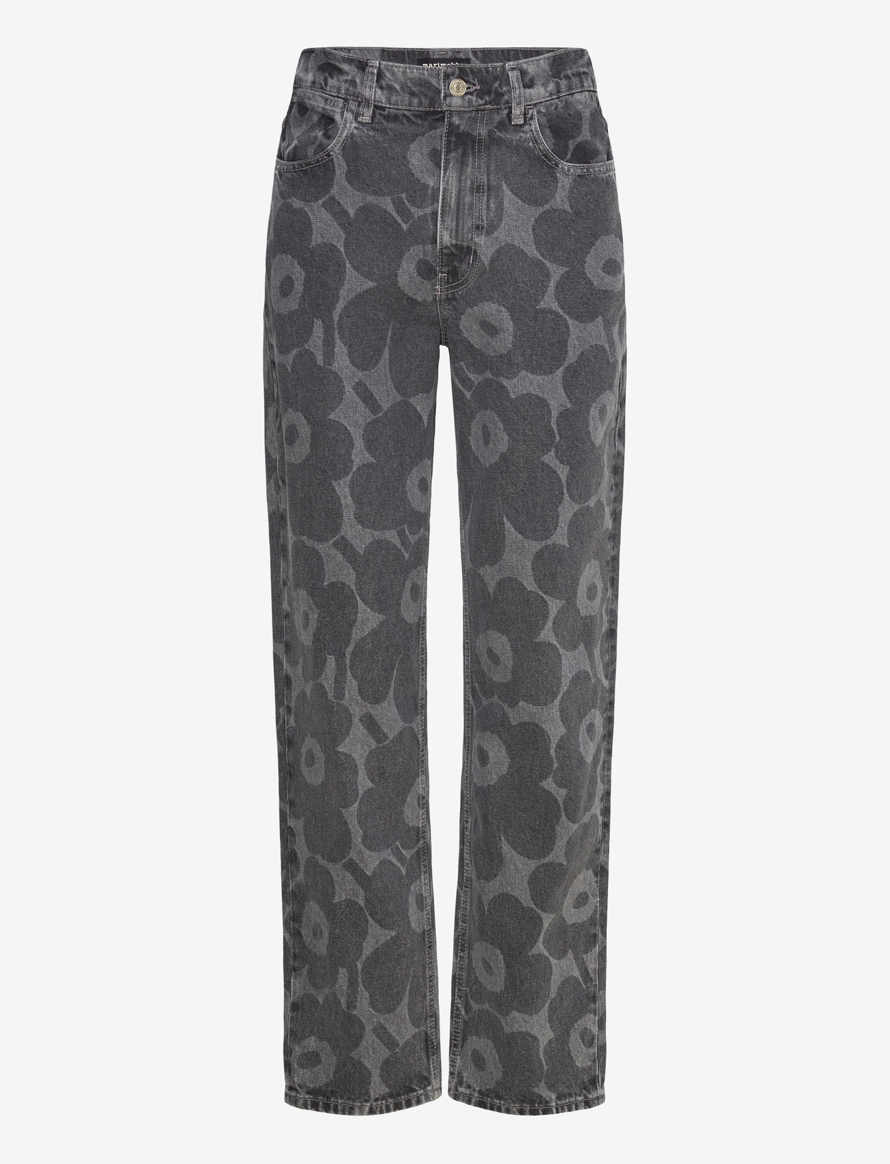 Marimekko - MARIDENIM BARREL UNIKKO L - barrel jeans - light grey - 0