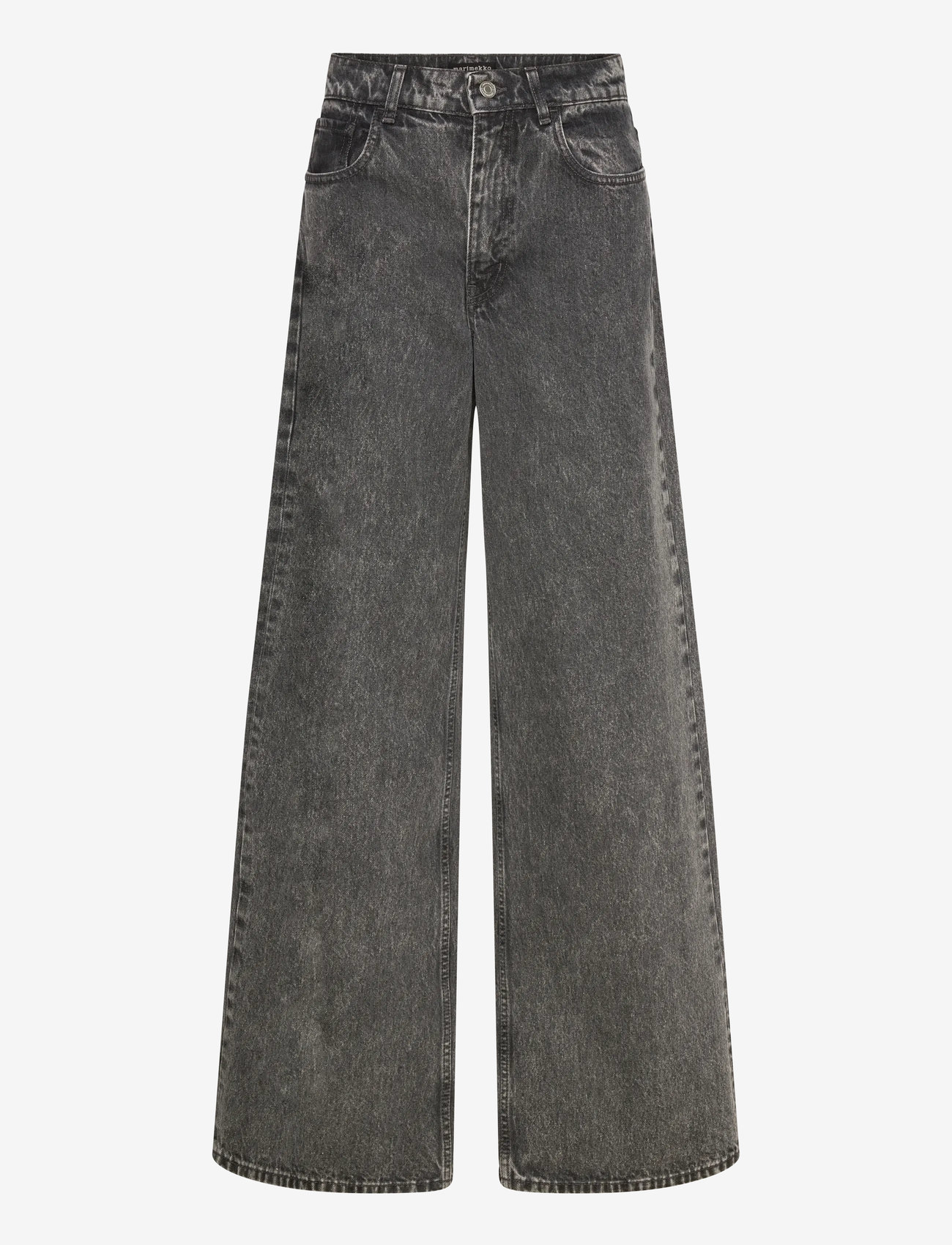 Marimekko - MARIDENIM LOOSE L - wide leg jeans - light grey - 1