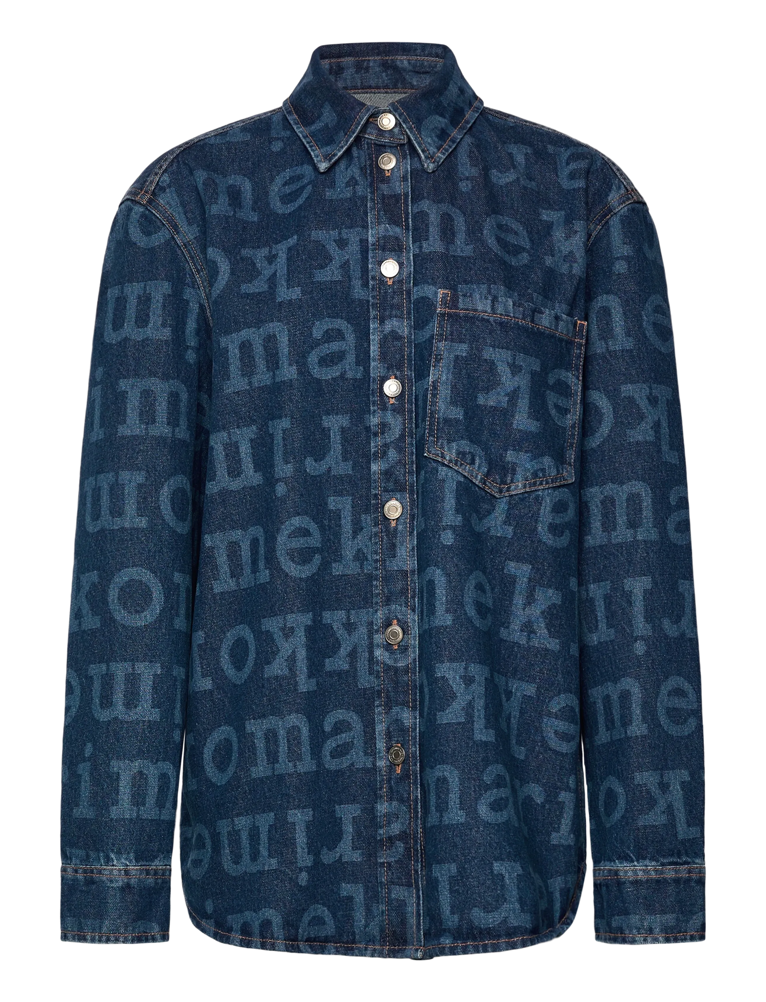 Marimekko MARIDENIM VAIHE LOGO - Transitional Layering - MID INDIGO / blue