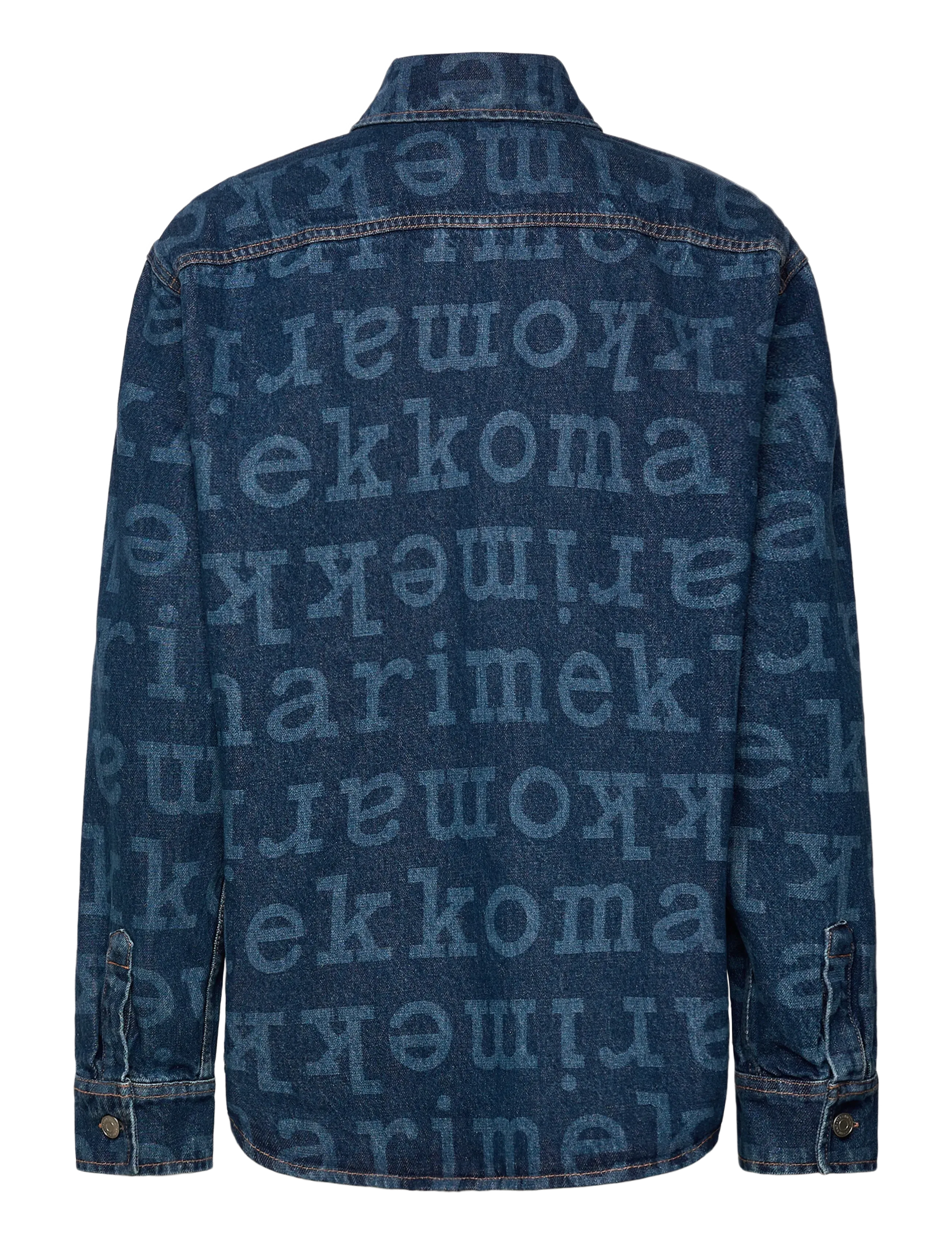 Marimekko - MARIDENIM VAIHE LOGO - langärmlige hemden - mid indigo - 2