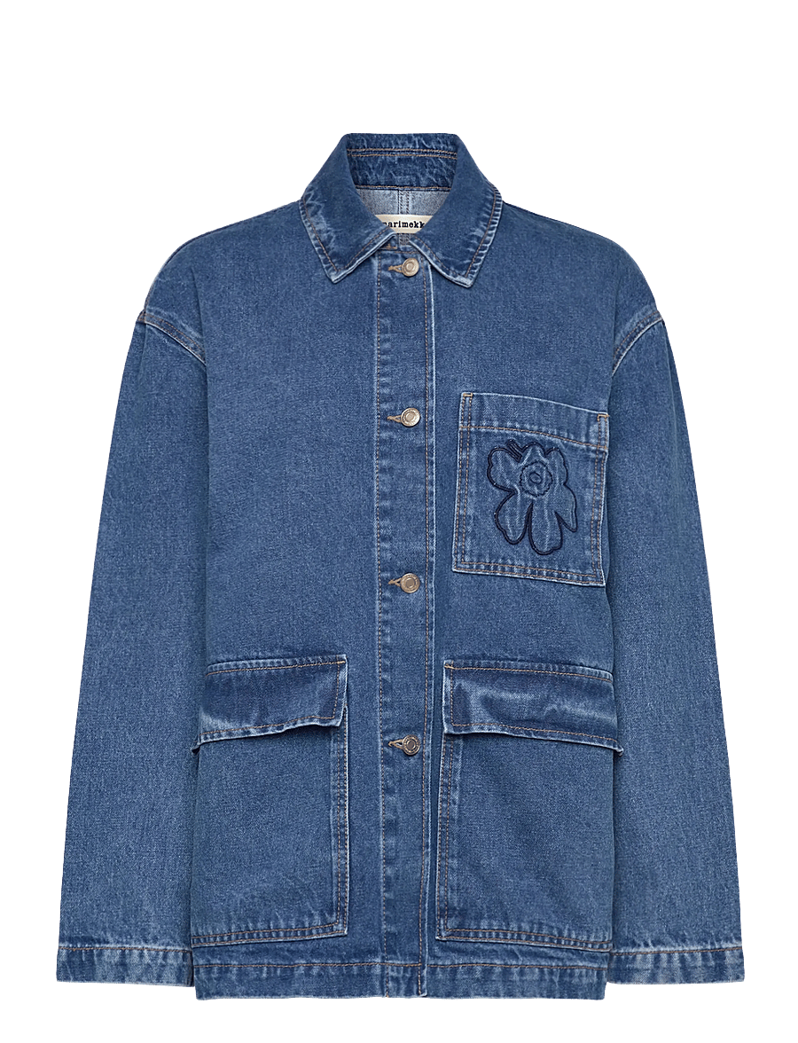 Marimekko - MARIDENIM POWERI UNIKKO - frühlingsjacken - worn indigo - 1