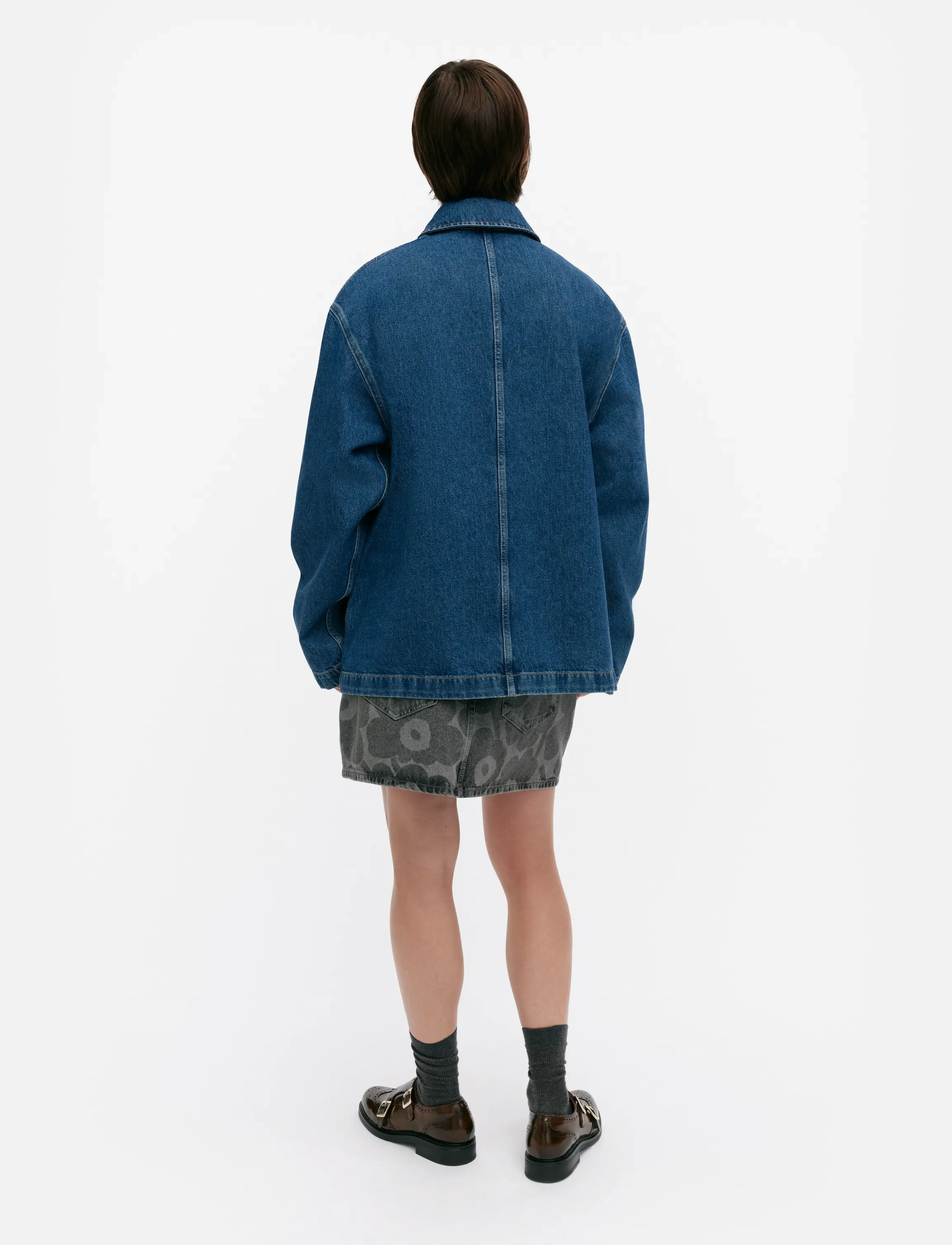 Marimekko - MARIDENIM POWERI UNIKKO - frühlingsjacken - worn indigo - 3