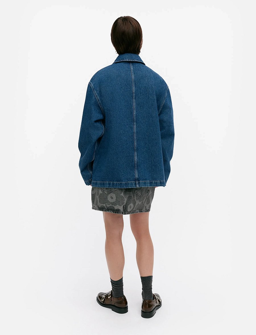 Marimekko - MARIDENIM POWERI UNIKKO - frühlingsjacken - worn indigo - 3