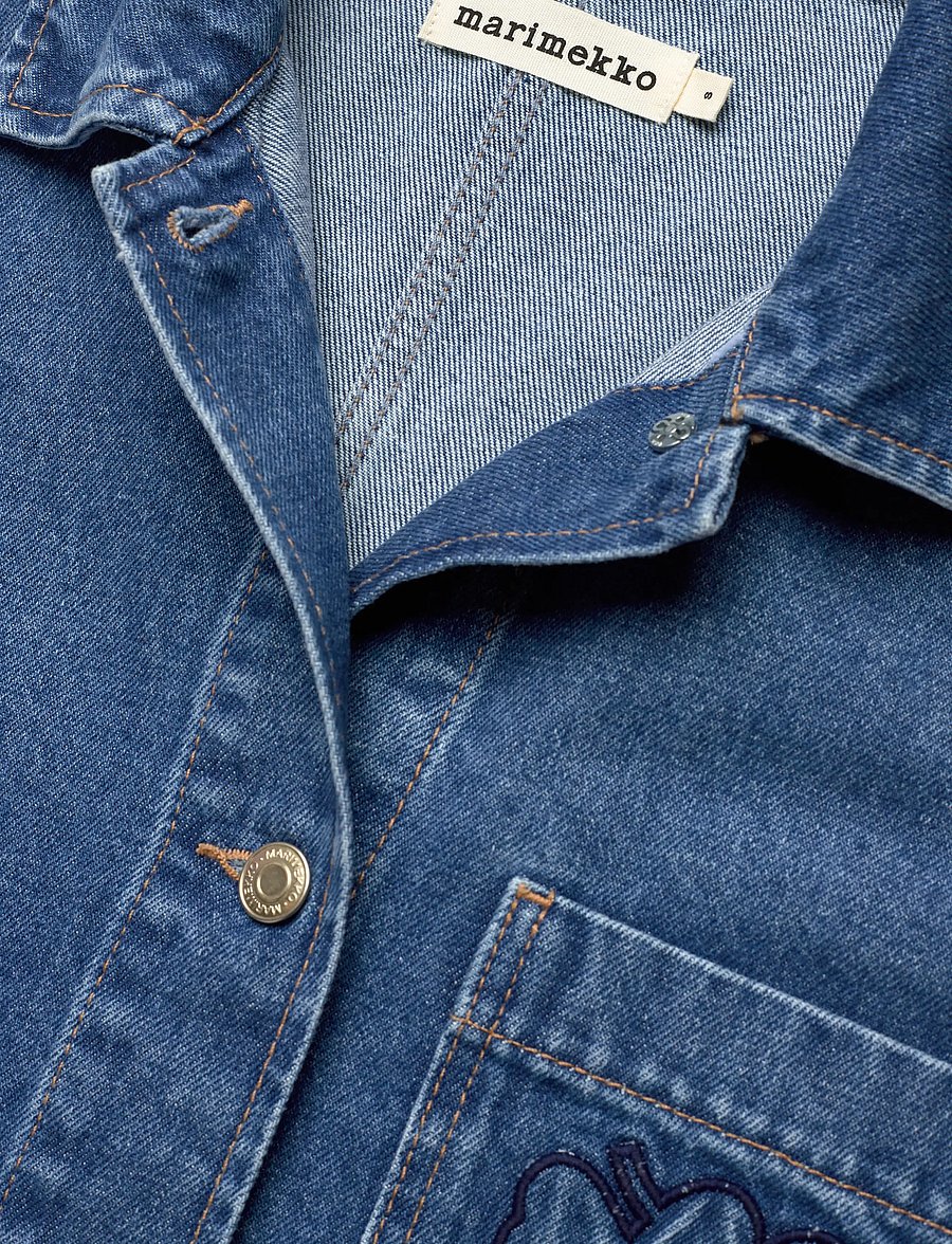 Marimekko - MARIDENIM POWERI UNIKKO - frühlingsjacken - worn indigo - 5