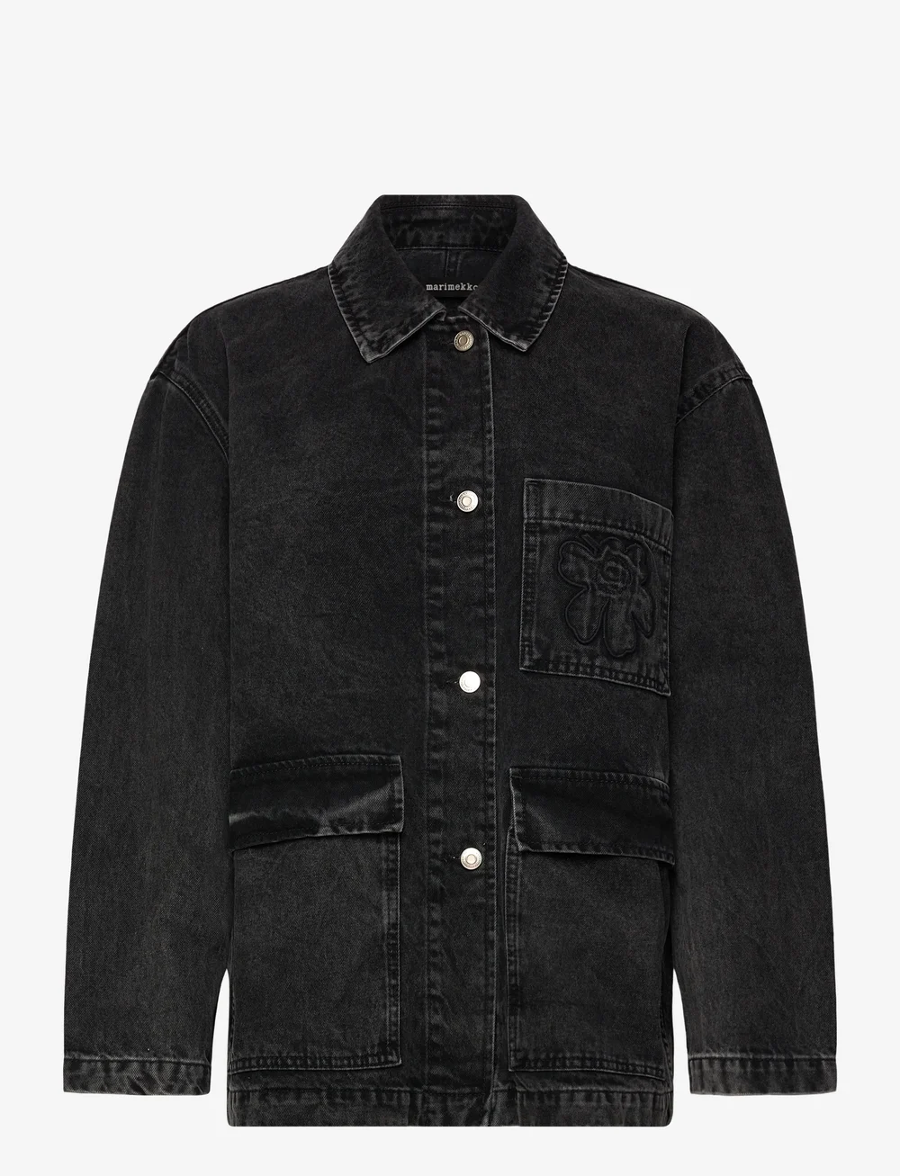 Marimekko - MARIDENIM POWERI UNIKKO - jeansjacken - washed black - 1