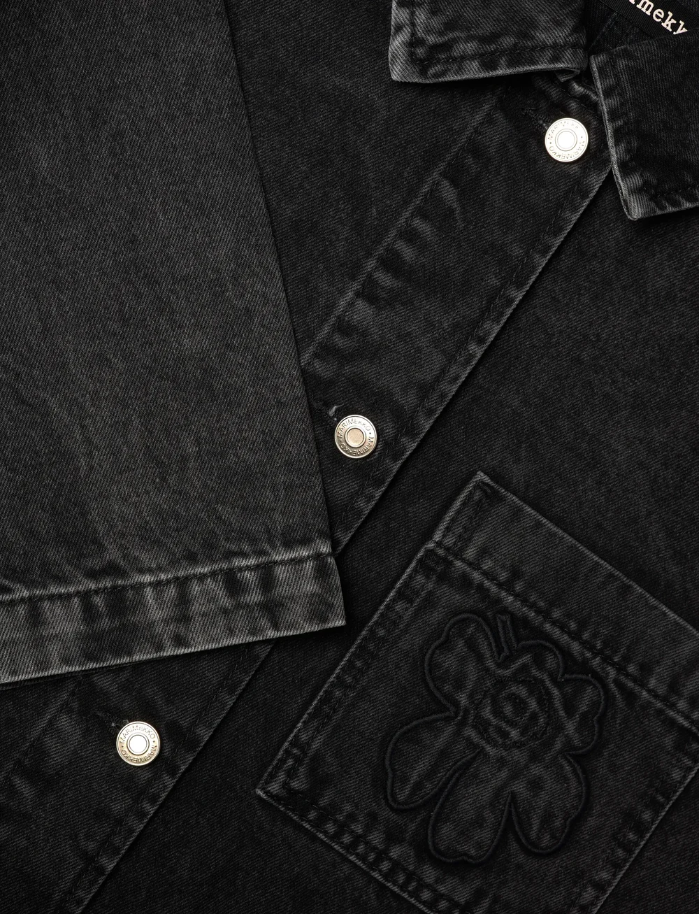 Marimekko - MARIDENIM POWERI UNIKKO - jeansjacken - washed black - 4